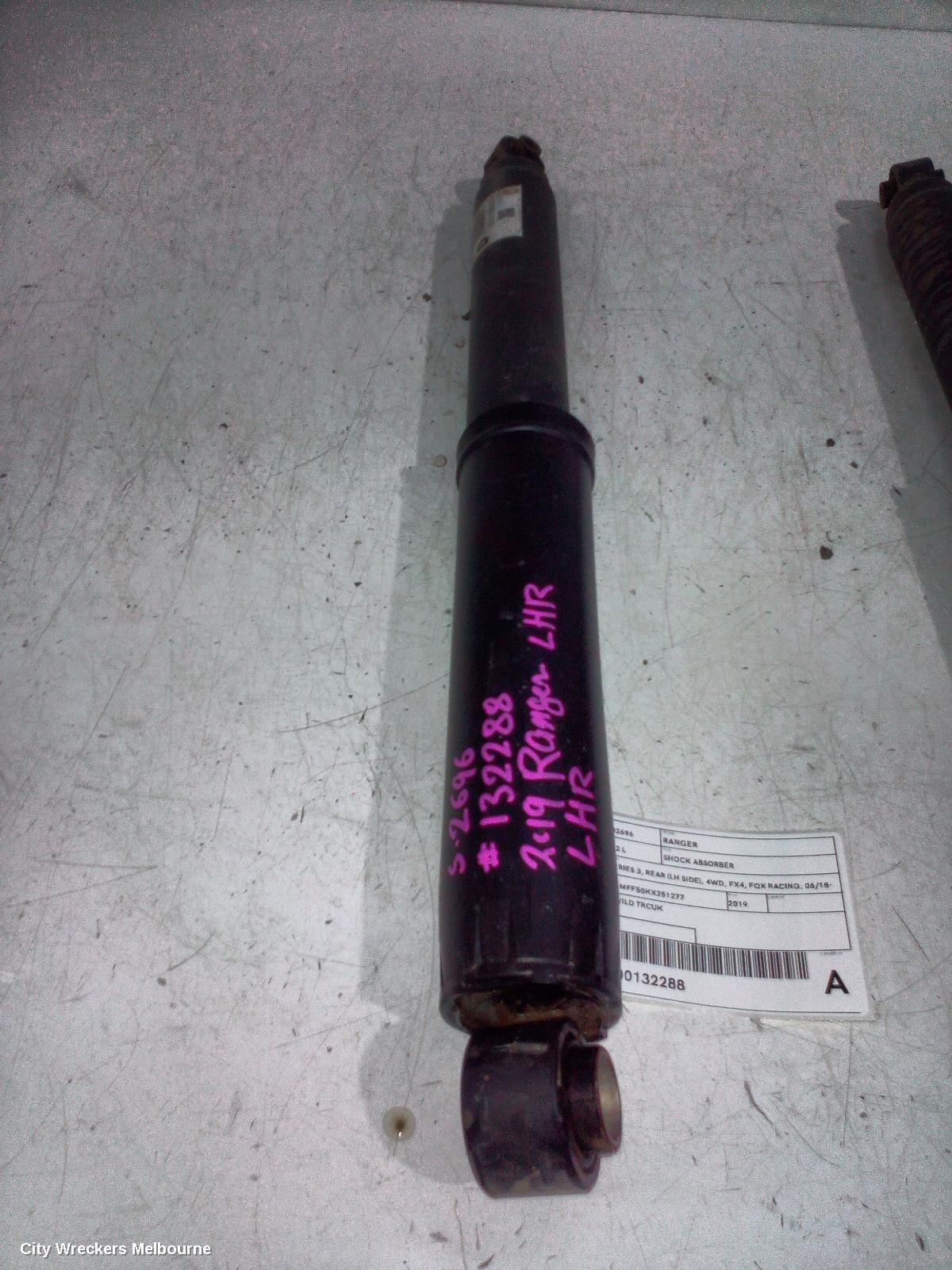 FORD RANGER SHOCK ABSORBER, PX SERIES 1-3, REAR (PAIR), 4WD, 06/2011 - 04/2022