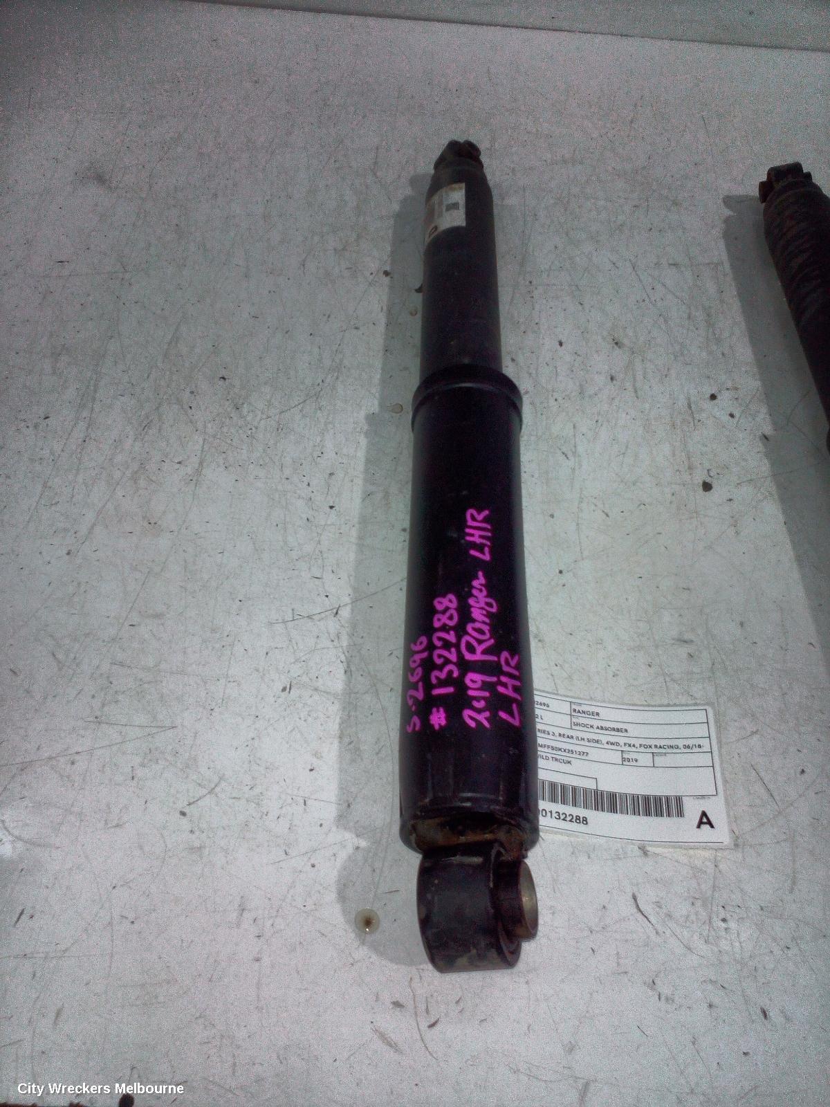 FORD RANGER SHOCK ABSORBER, PX SERIES 1-3, REAR (PAIR), 4WD, 06/2011 - 04/2022