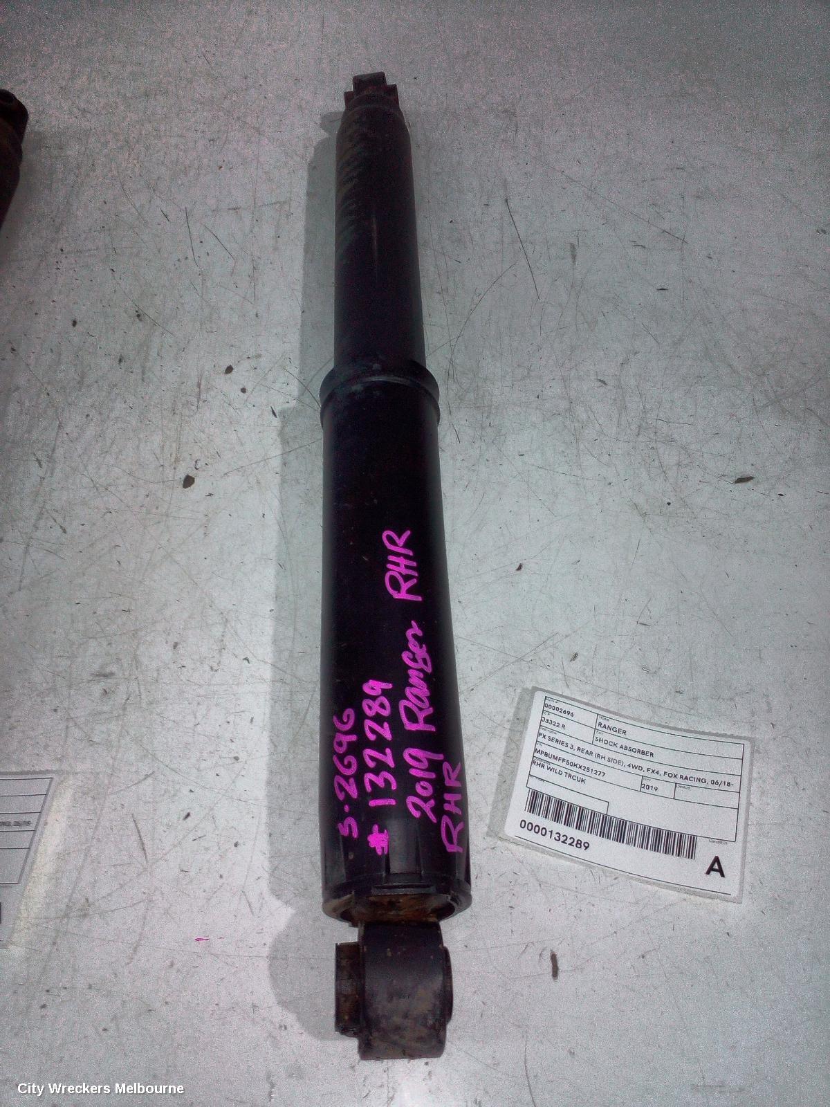 FORD RANGER SHOCK ABSORBER, PX SERIES 1-3, REAR (PAIR), 4WD, 06/2011 - 04/2022