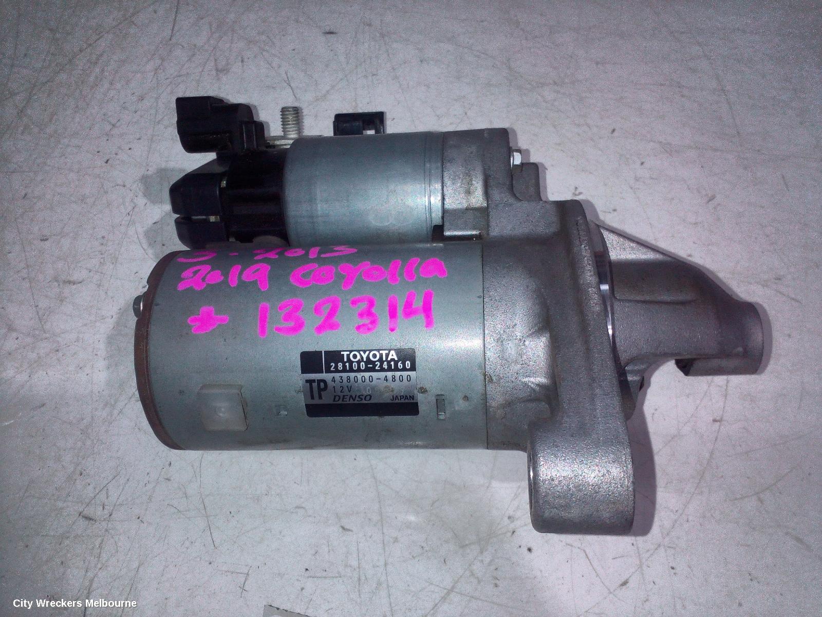 TOYOTA COROLLA STARTER, E210, PETROL, 2.0, M20A-FKS, 07/2018 ONWARDS