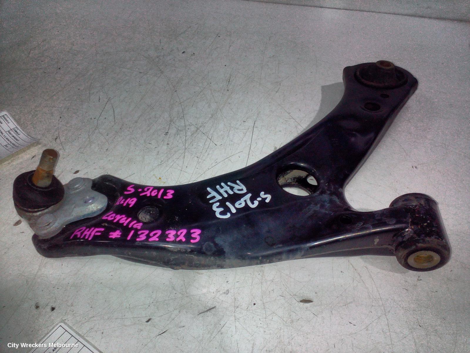 TOYOTA COROLLA RIGHT FRONT LOWER CONTROL ARM, E210, 07/2018 ONWARDS