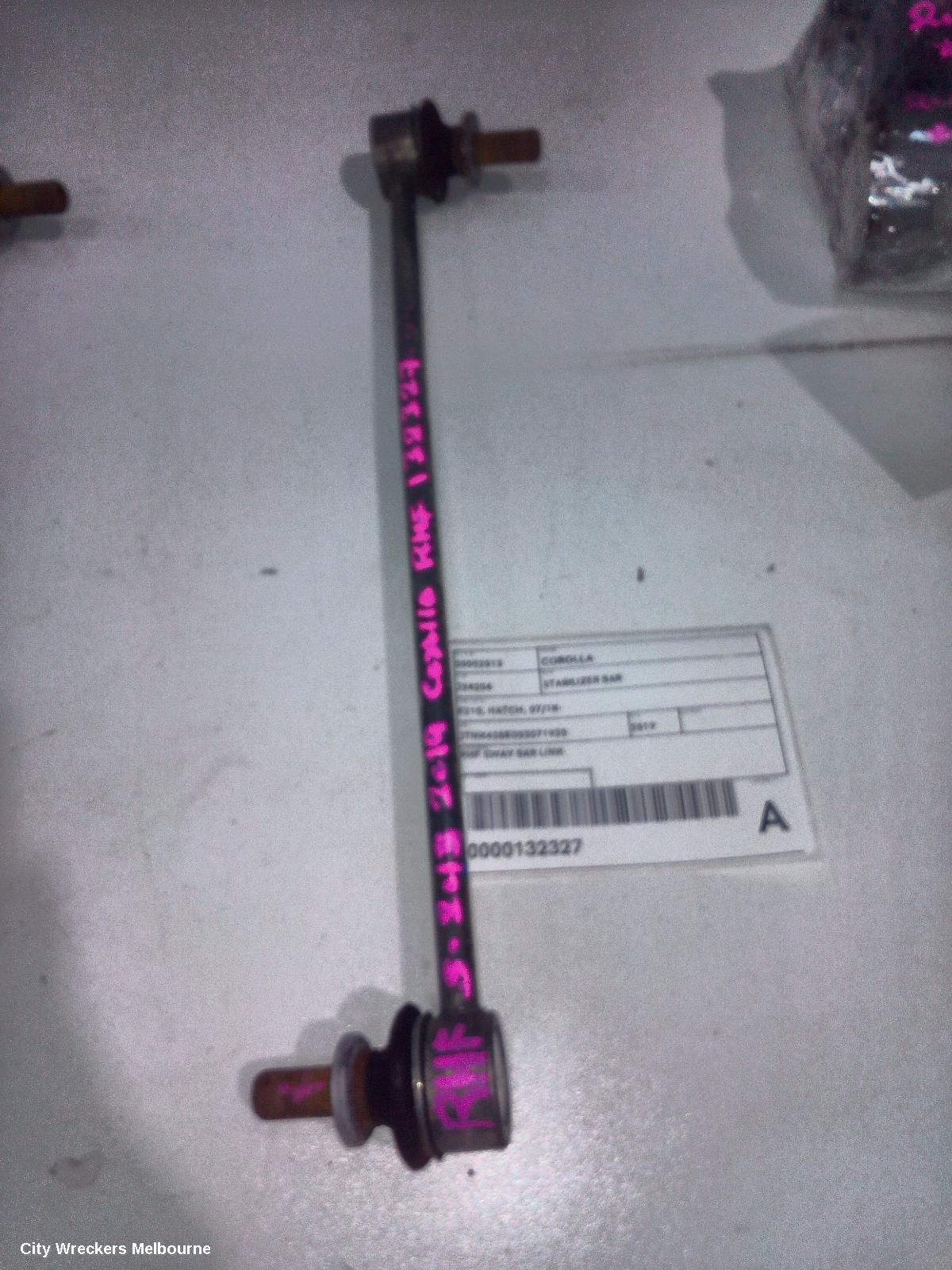 TOYOTA COROLLA STABILISER BAR, E210, HATCH, 07/2018 ONWARDS