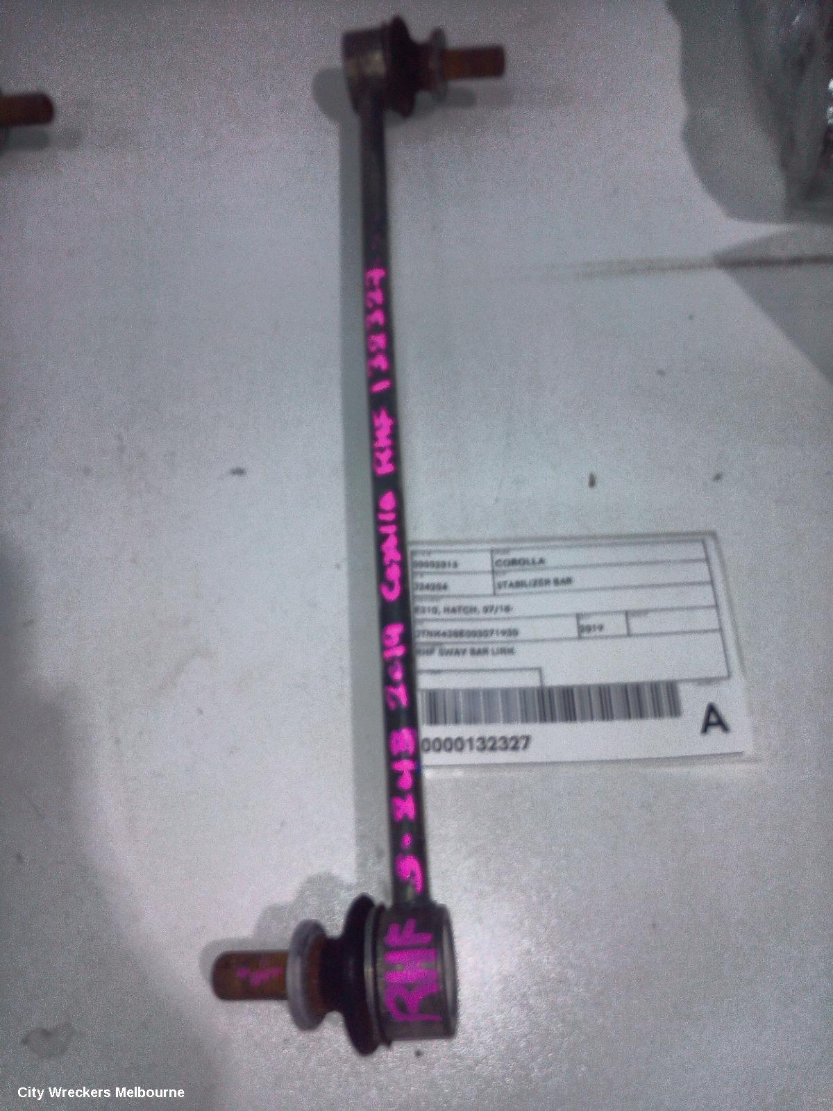 TOYOTA COROLLA STABILISER BAR, E210, HATCH, 07/2018 ONWARDS