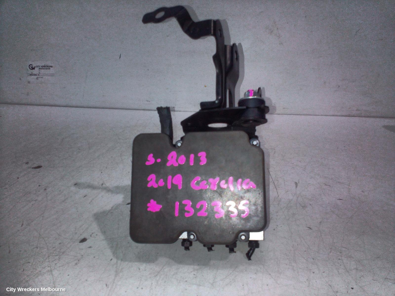 TOYOTA COROLLA ABS PUMP/MODULATOR, MZEA12R, NON HYBRID, P/N 4454012840, 07/2018 ONWARDS