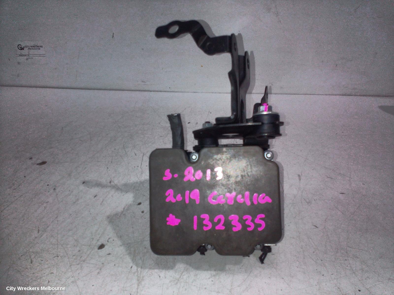 TOYOTA COROLLA ABS PUMP/MODULATOR, MZEA12R, NON HYBRID, P/N 4454012840, 07/2018 ONWARDS