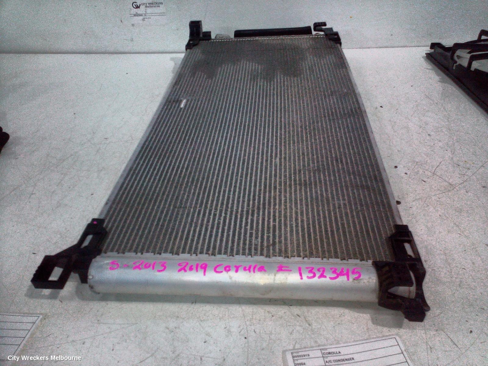 TOYOTA COROLLA A/C CONDENSER, MZEA12R, NON HYBRID, 07/2018 ONWARDS