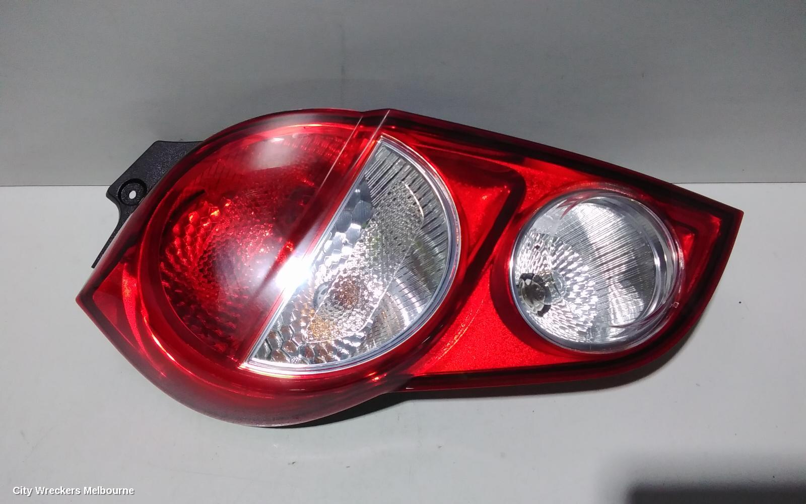 HOLDEN BARINA LEFT TAILLIGHT, TM, HATCH, 11/2011 - 08/2016