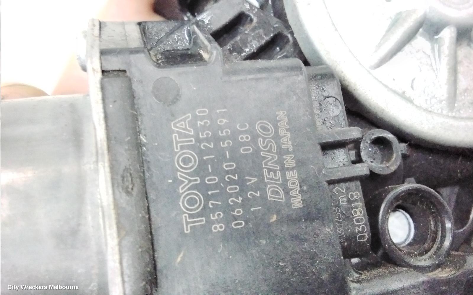 TOYOTA COROLLA RIGHT FRONT WINDOW REG/MOTOR, E210, 07/2018 ONWARDS
