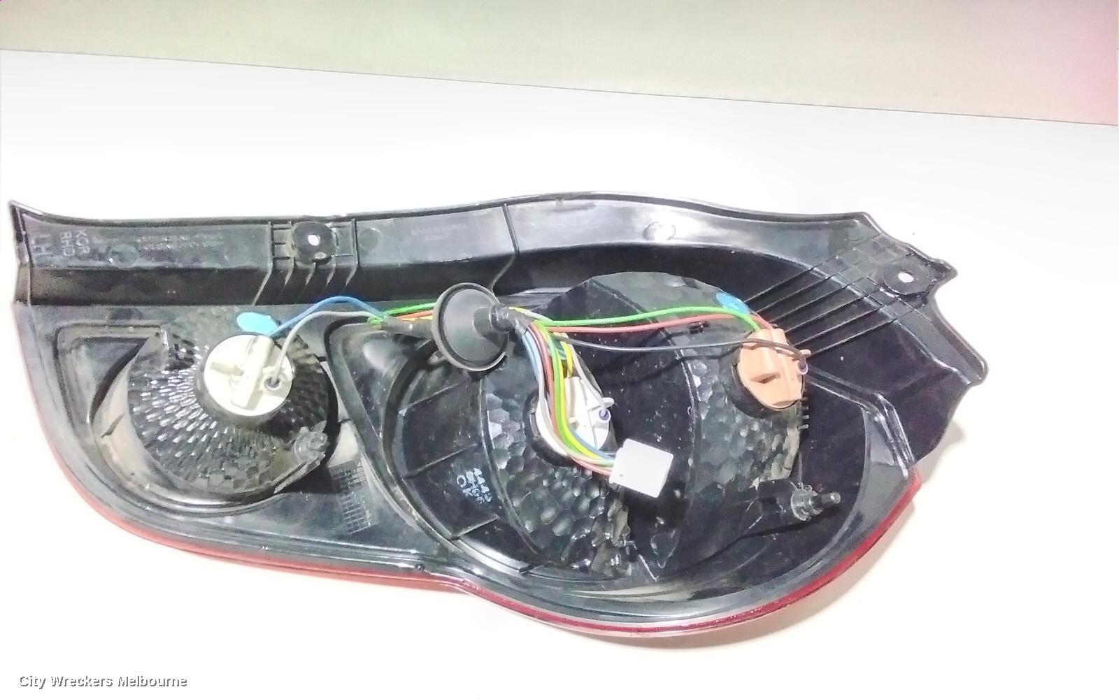 HOLDEN BARINA LEFT TAILLIGHT, TM, HATCH, 11/2011 - 08/2016