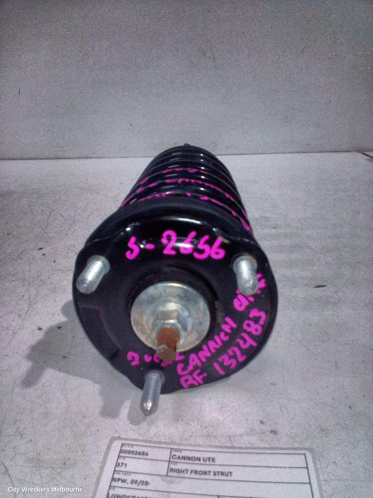 GREAT WALL CANNON UTE RIGHT FRONT STRUT, NPW, 09/2020 ONWARDS