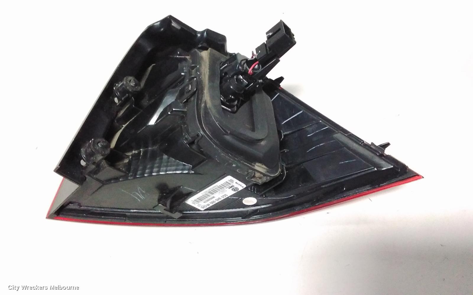 VOLKSWAGEN GOLF LEFT TAILLIGHT, GEN 7, HATCH, STANDARD, NON LED TYPE, 03/2013 - 03/2017