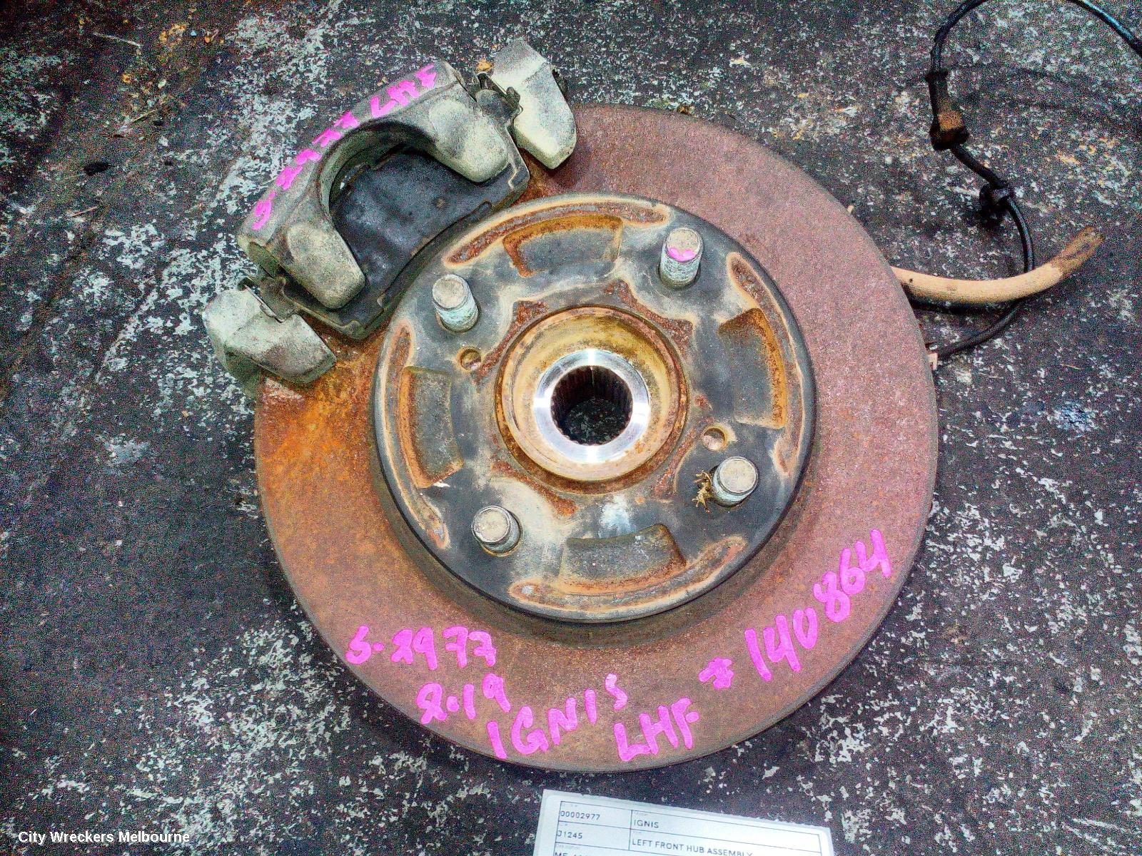 SUZUKI IGNIS LEFT FRONT HUB ASSEMBLY, MF, 11/2016 ONWARDS