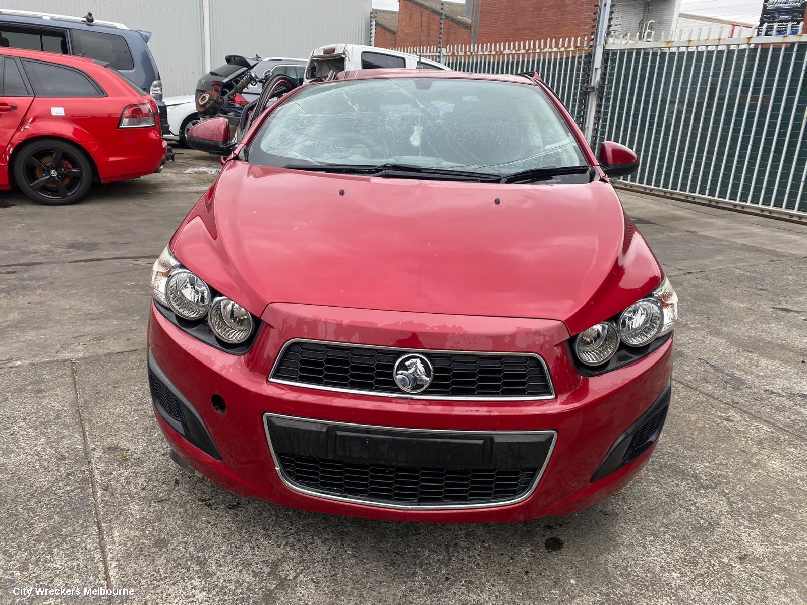 HOLDEN BARINA LEFT HEADLAMP, TM, W/ CHROME RING TYPE, 08/2011 - 08/2016
