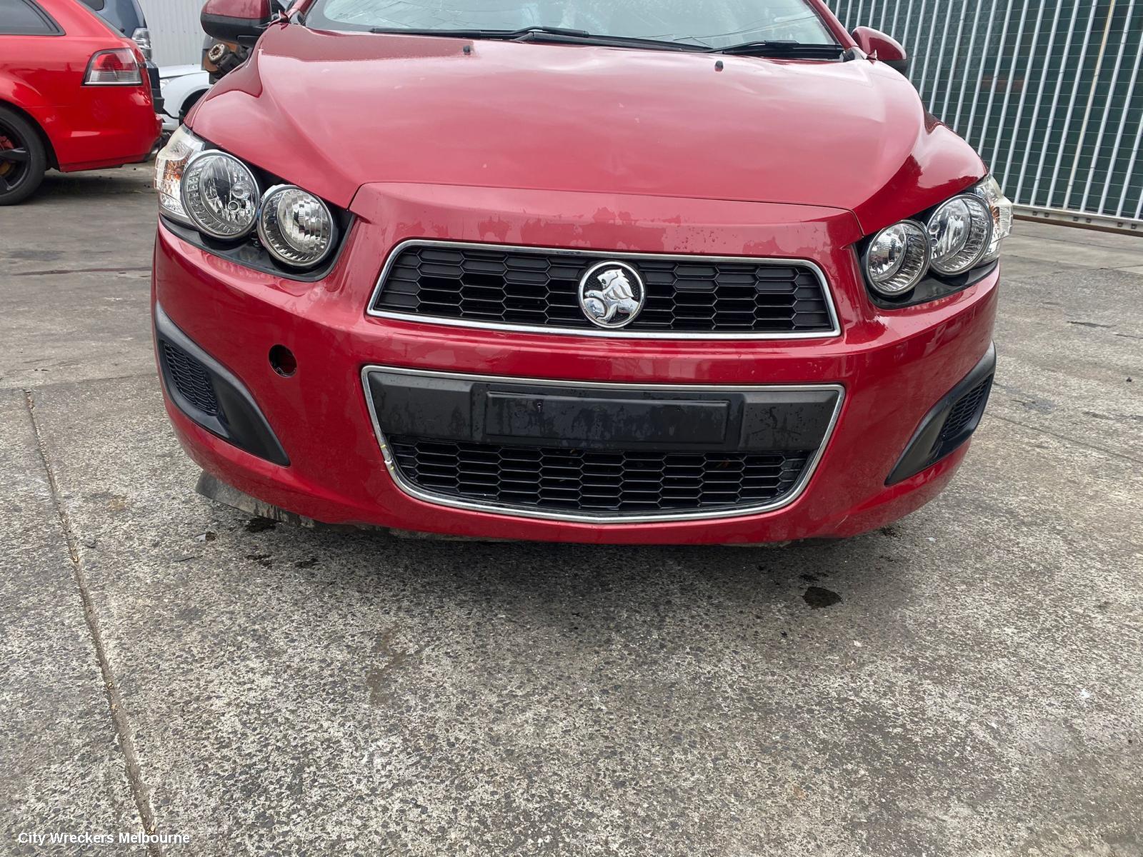 HOLDEN BARINA LEFT HEADLAMP, TM, W/ CHROME RING TYPE, 08/2011 - 08/2016
