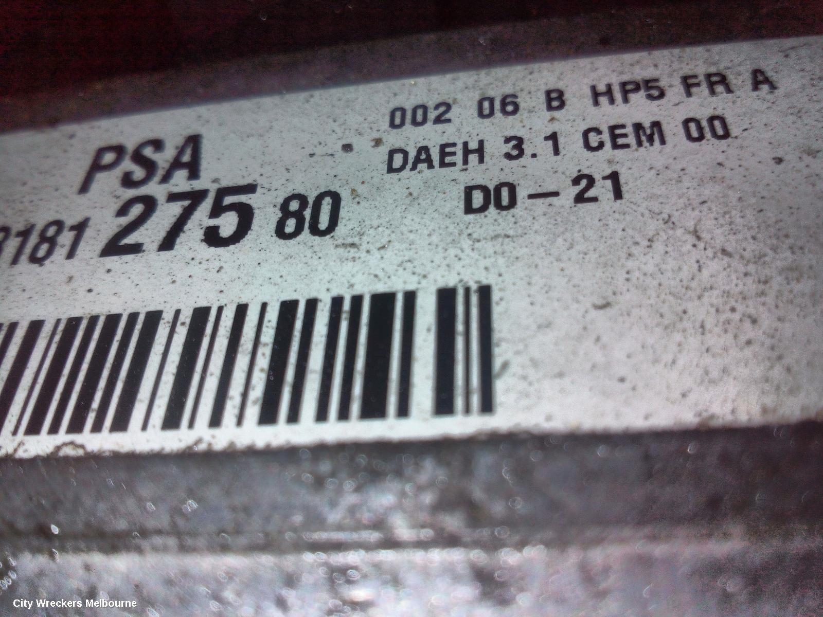 PEUGEOT EXPERT STEERING PUMP, K0, 04/2018 ONWARDS