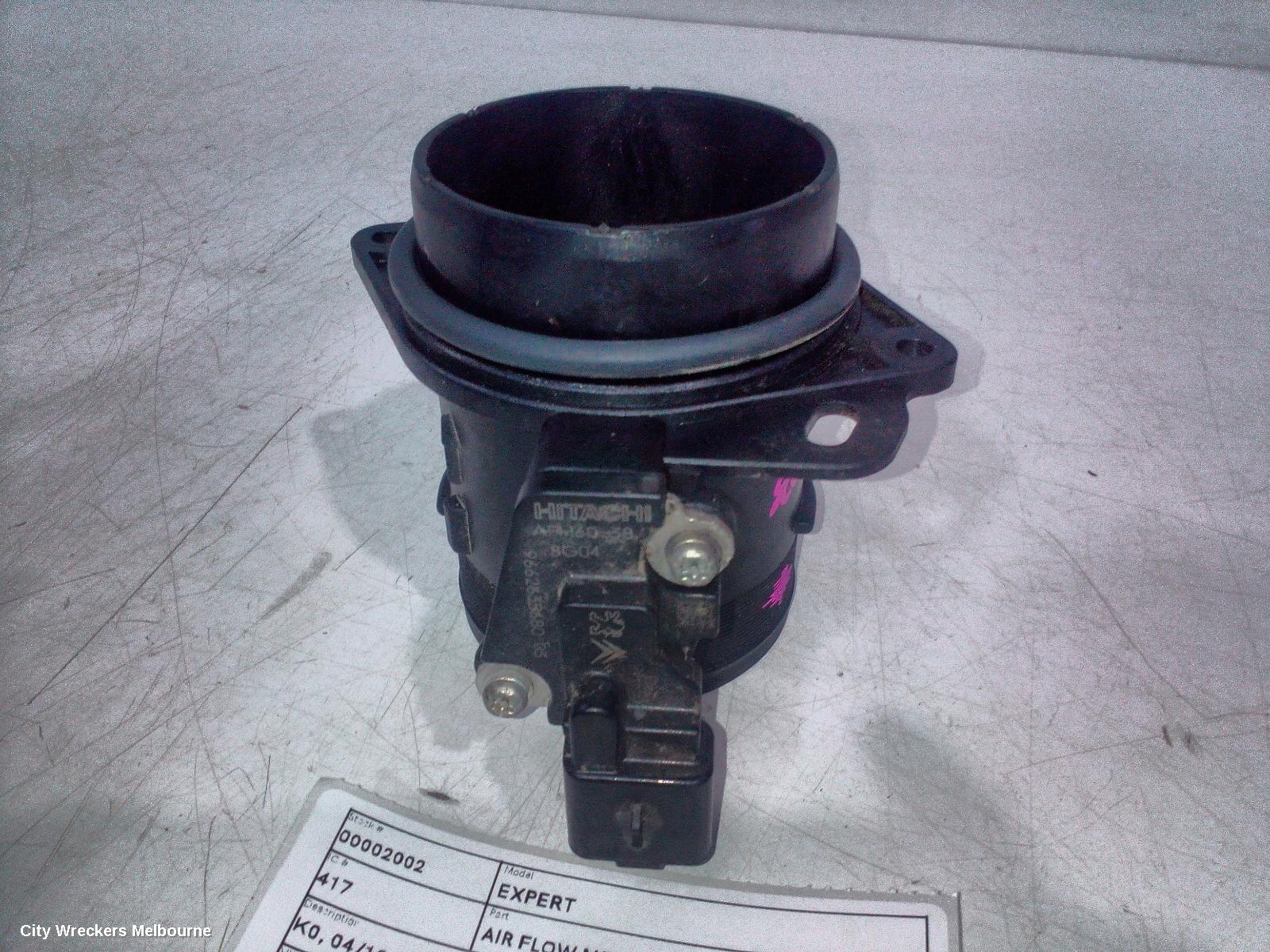 PEUGEOT EXPERT AIR FLOW METER, K0, 04/2018 ONWARDS