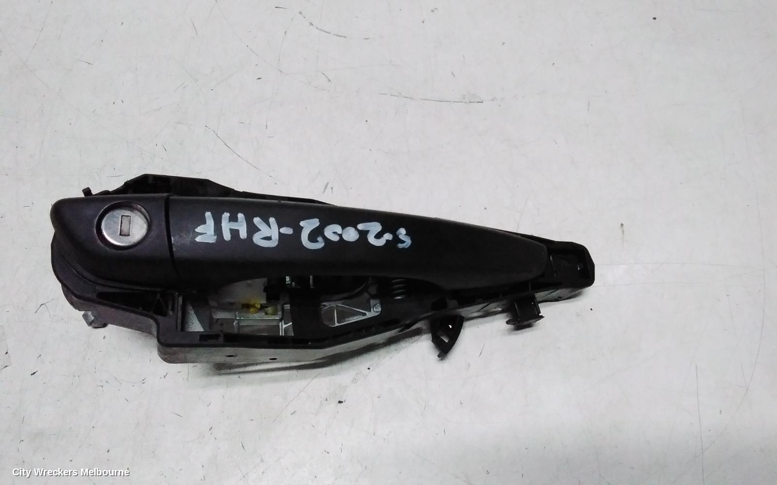PEUGEOT EXPERT DOOR HANDLE, K0, RH FRONT, OUTER, BLACK, NON KEYLESS ENTRY TYPE, 04/2018 ONWARDS