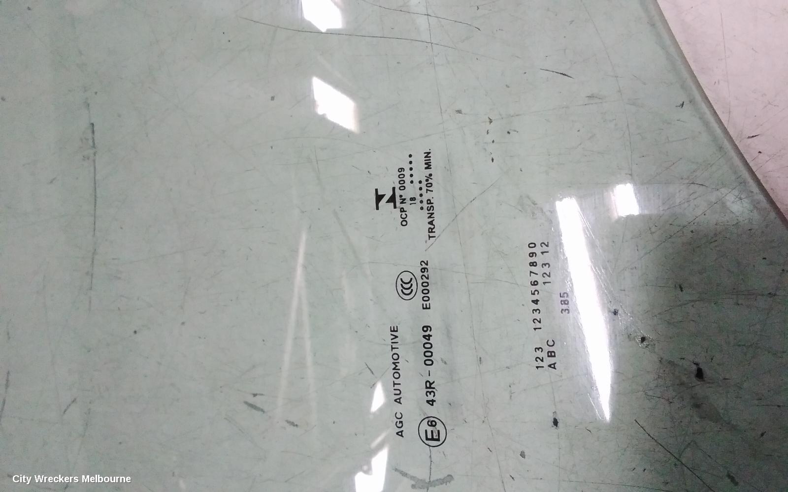 PEUGEOT EXPERT LEFT FRONT DOOR WINDOW, K0, 04/2018 ONWARDS