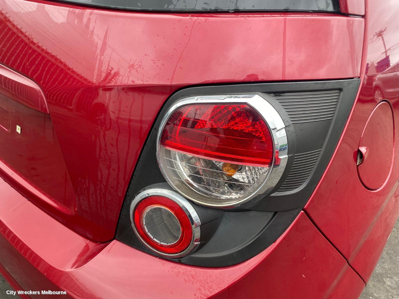 HOLDEN BARINA LEFT TAILLIGHT, TM, HATCH, 11/2011 - 08/2016