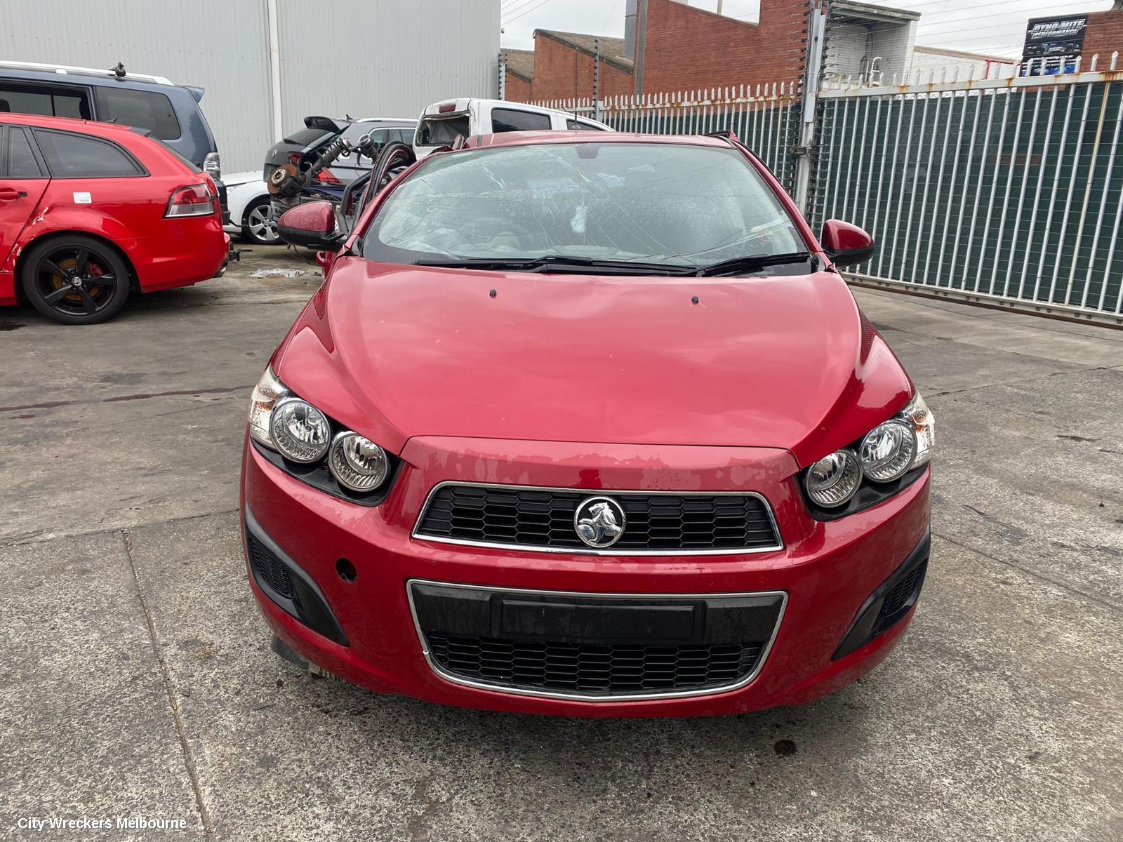 HOLDEN BARINA LEFT HEADLAMP, TM, W/ CHROME RING TYPE, 08/2011 - 08/2016