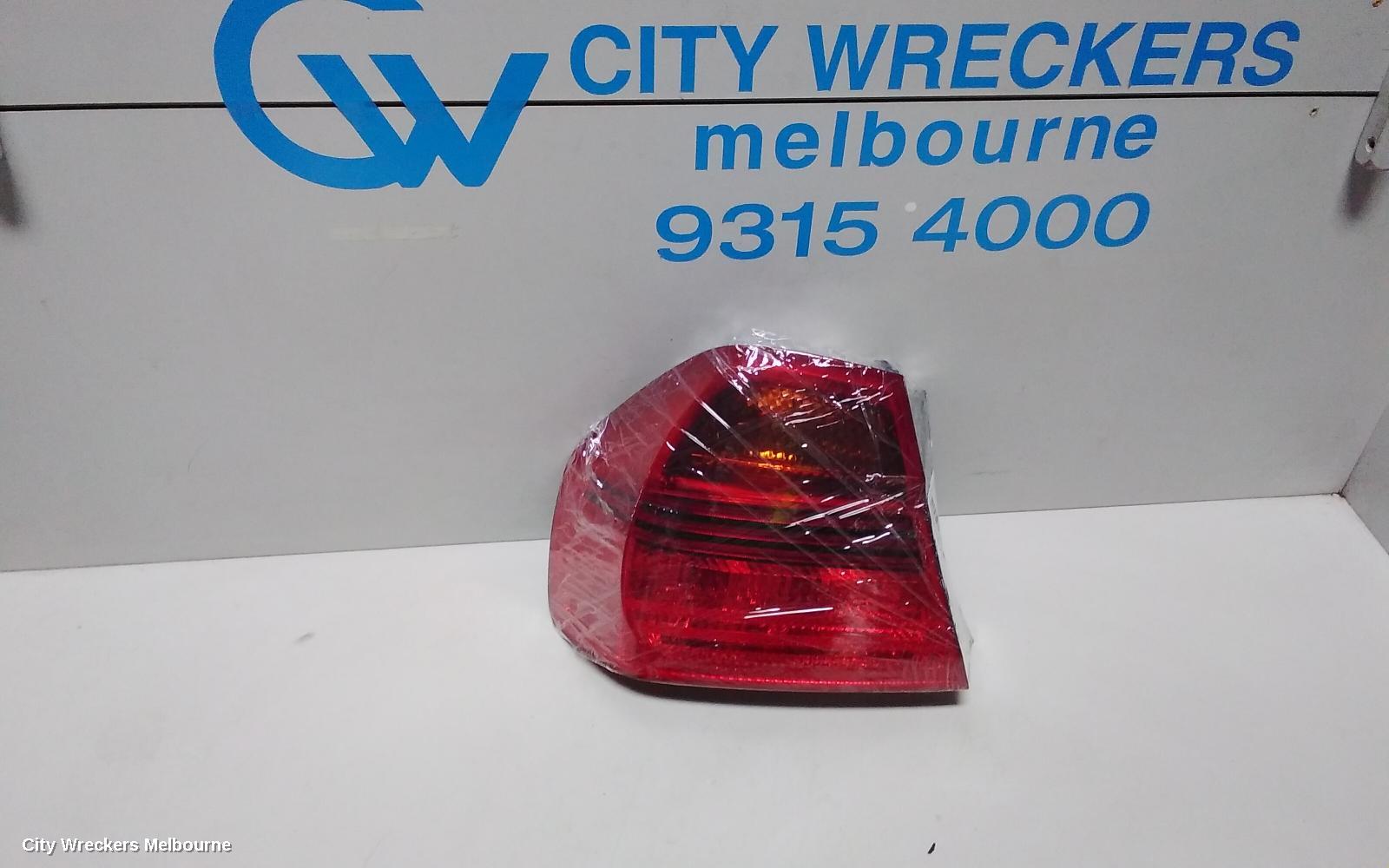 BMW 3 SERIES LEFT TAILLIGHT, E90, SEDAN, NON LED TYPE, 03/2005 - 10/2008