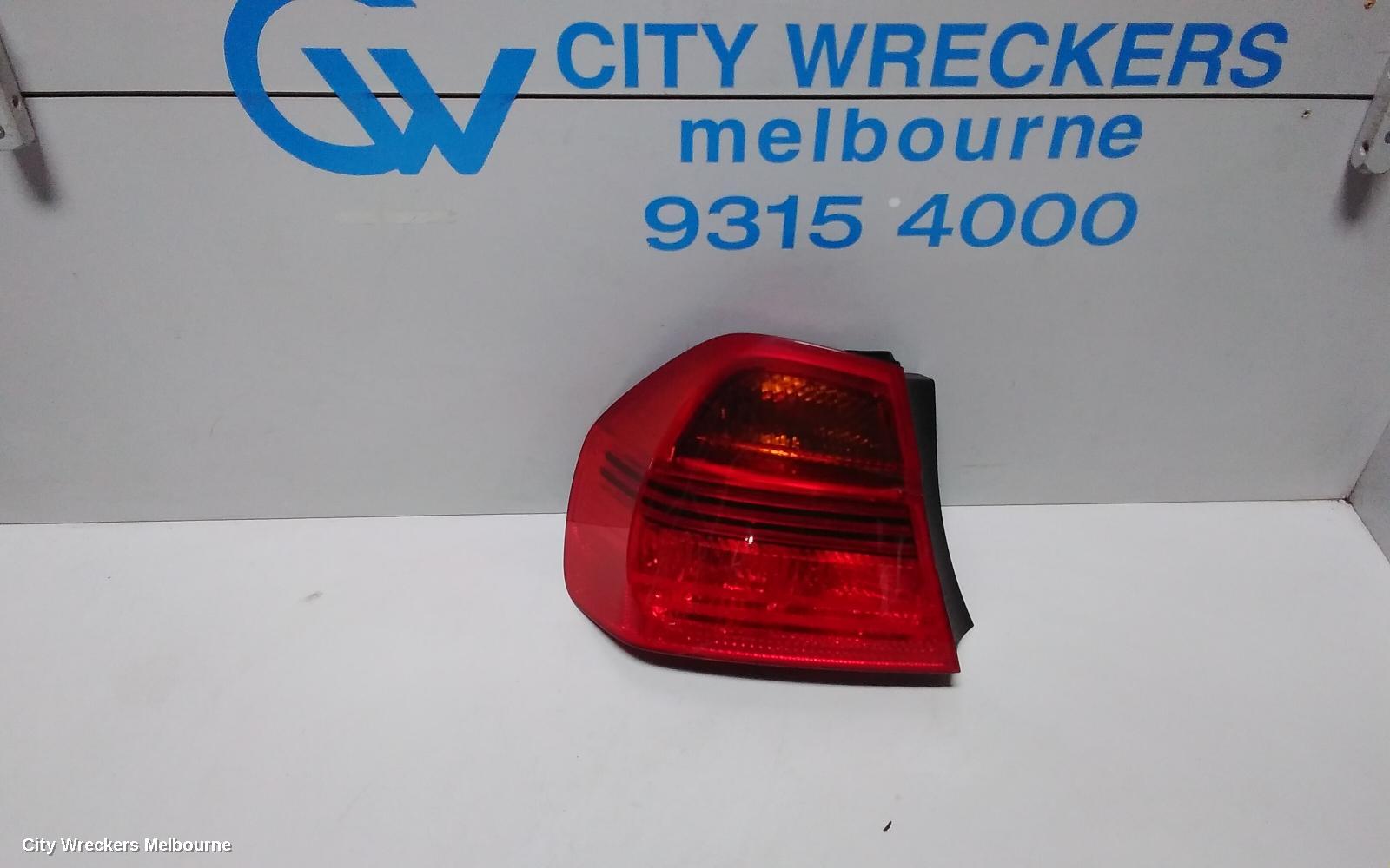 BMW 3 SERIES LEFT TAILLIGHT, E90, SEDAN, NON LED TYPE, 03/2005 - 10/2008