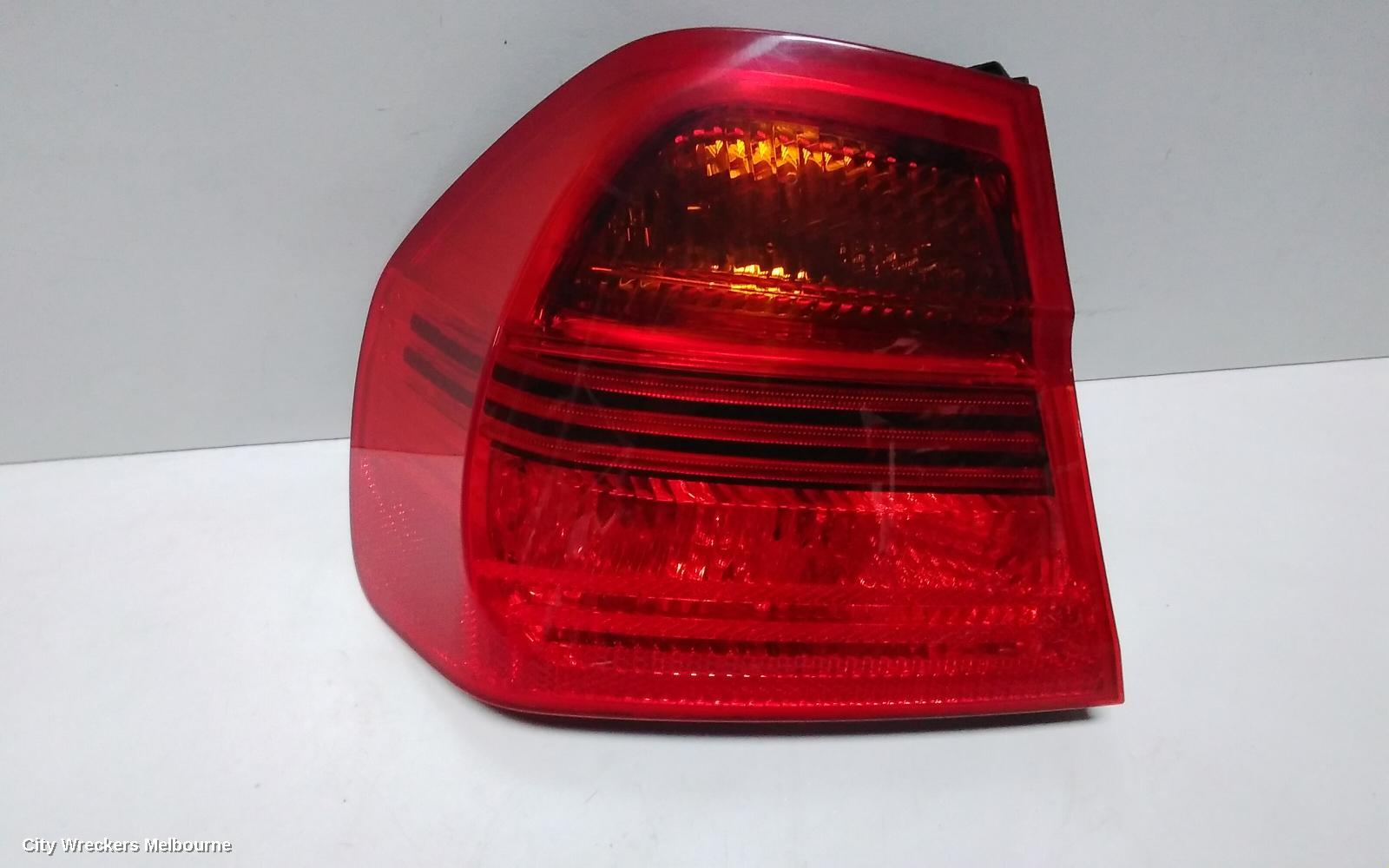 BMW 3 SERIES LEFT TAILLIGHT, E90, SEDAN, NON LED TYPE, 03/2005 - 10/2008