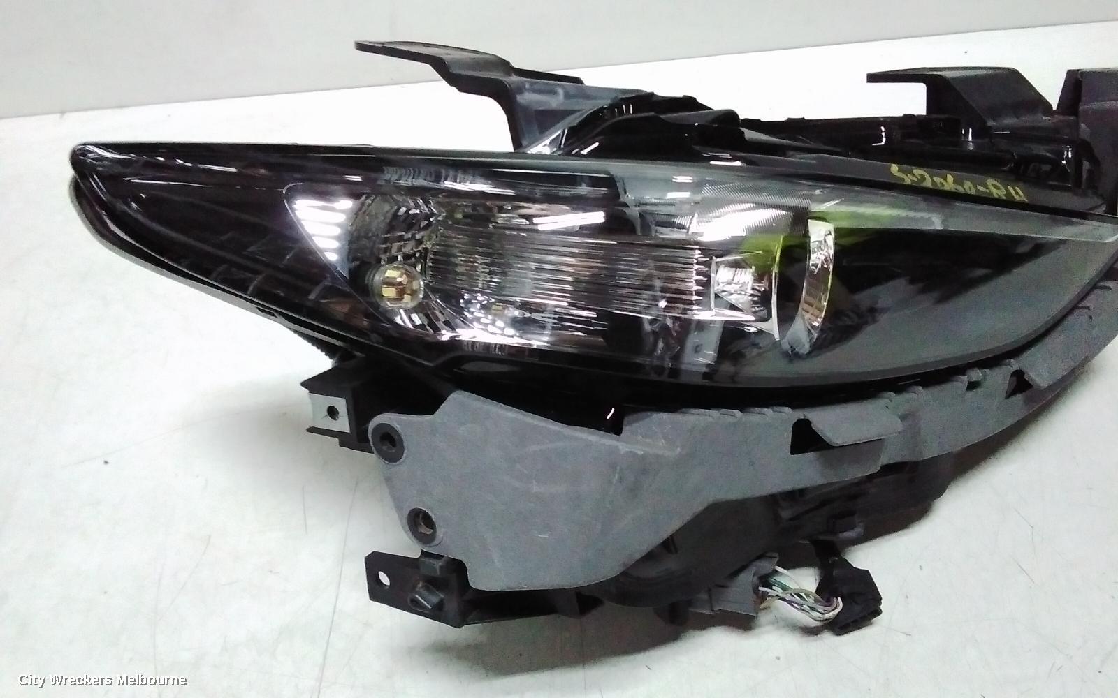MAZDA 3 RIGHT HEADLAMP, BP, W/ LED, NON ADAPTIVE TYPE, SEDAN/HATCH, 03/2019 ONWARDS