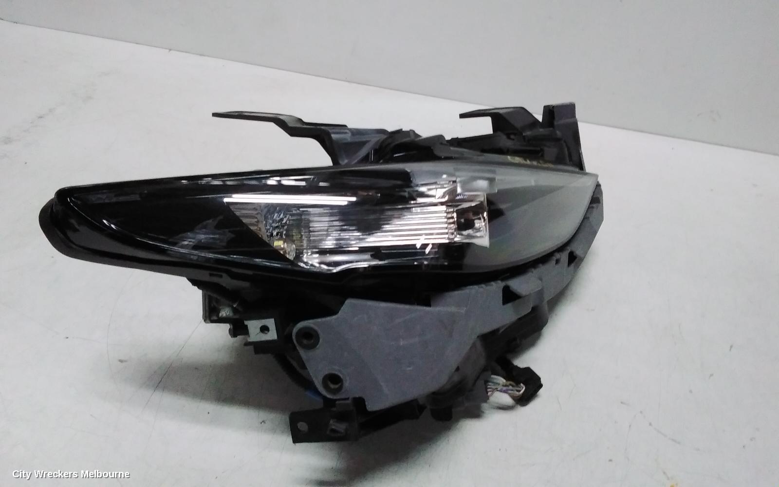 MAZDA 3 RIGHT HEADLAMP, BP, W/ LED, NON ADAPTIVE TYPE, SEDAN/HATCH, 03/2019 ONWARDS