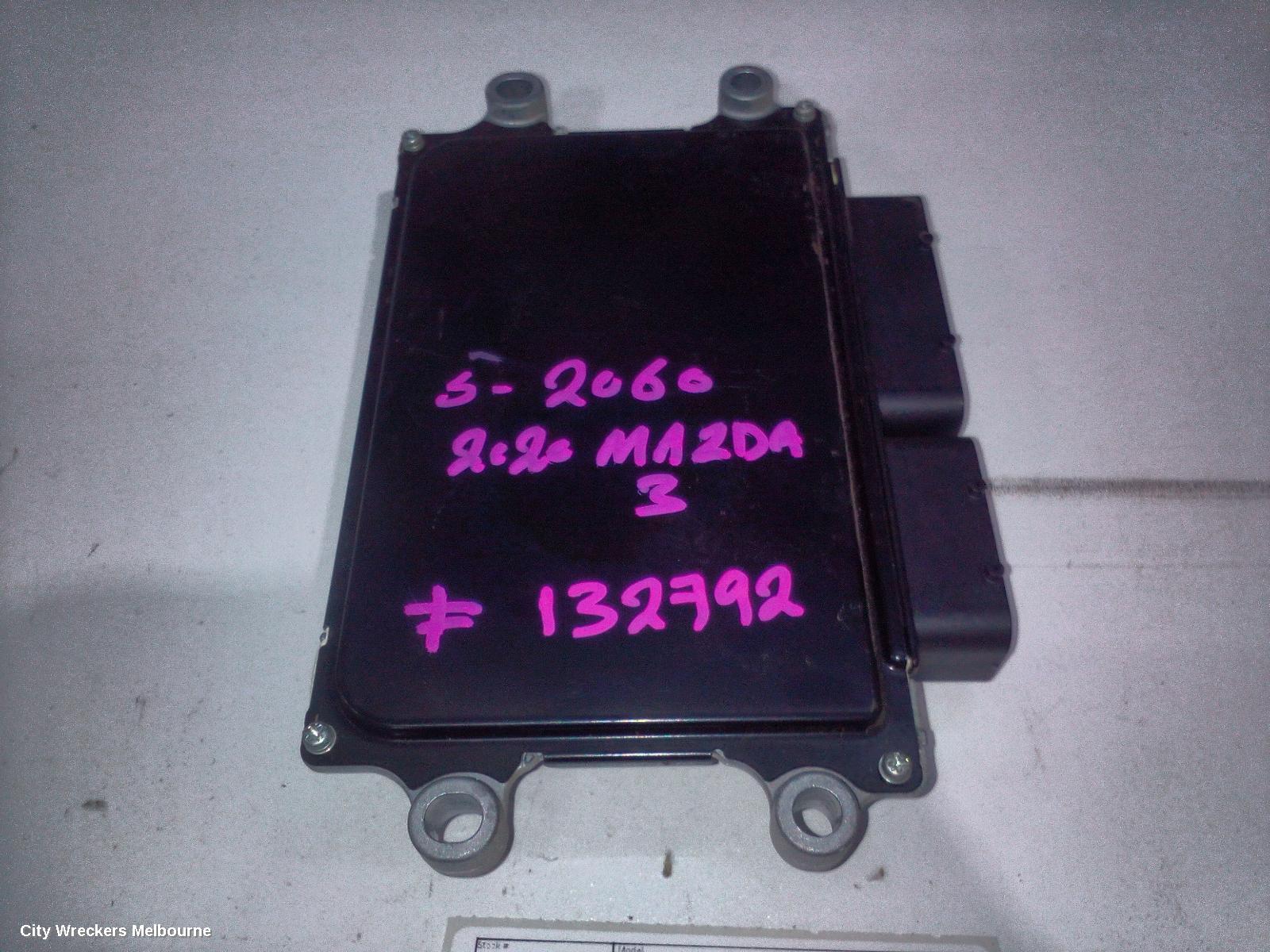 MAZDA 3 ECU, ENGINE ECU, 2.5, PETROL, ECU ONLY, BP, 03/2019 ONWARDS