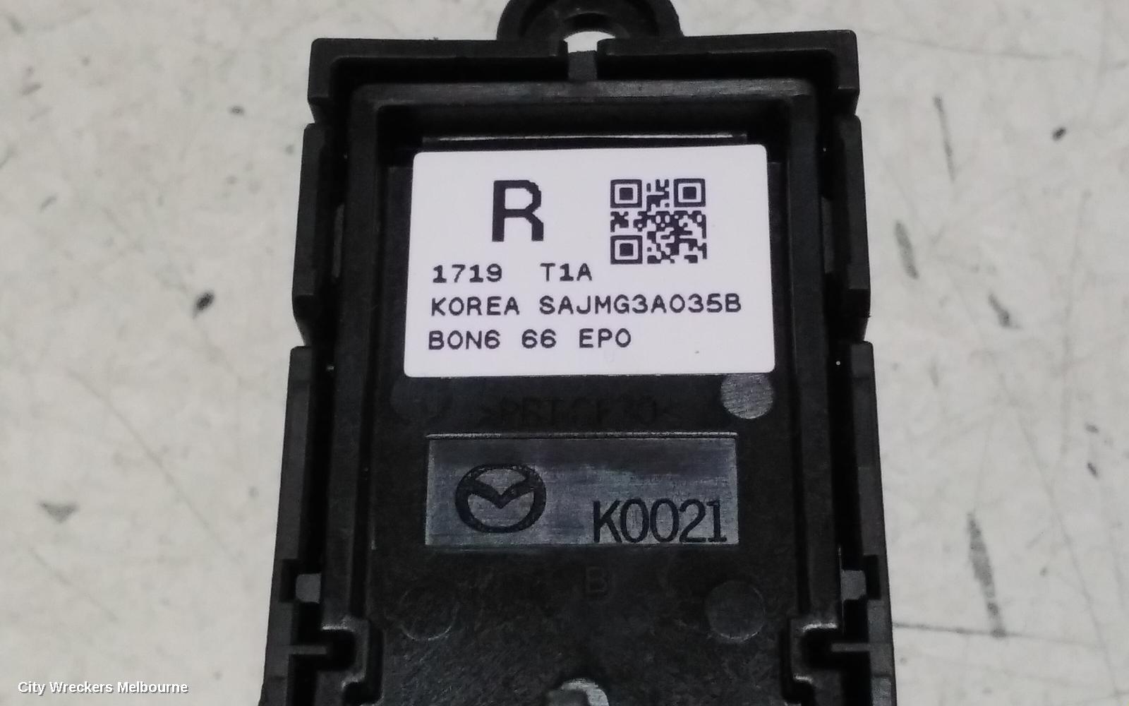 MAZDA 3 COMBINATION SWITCH, ELECT PARK SWITCH, W/ AUTO HOLD, BP, 03/2019 ONWARDS