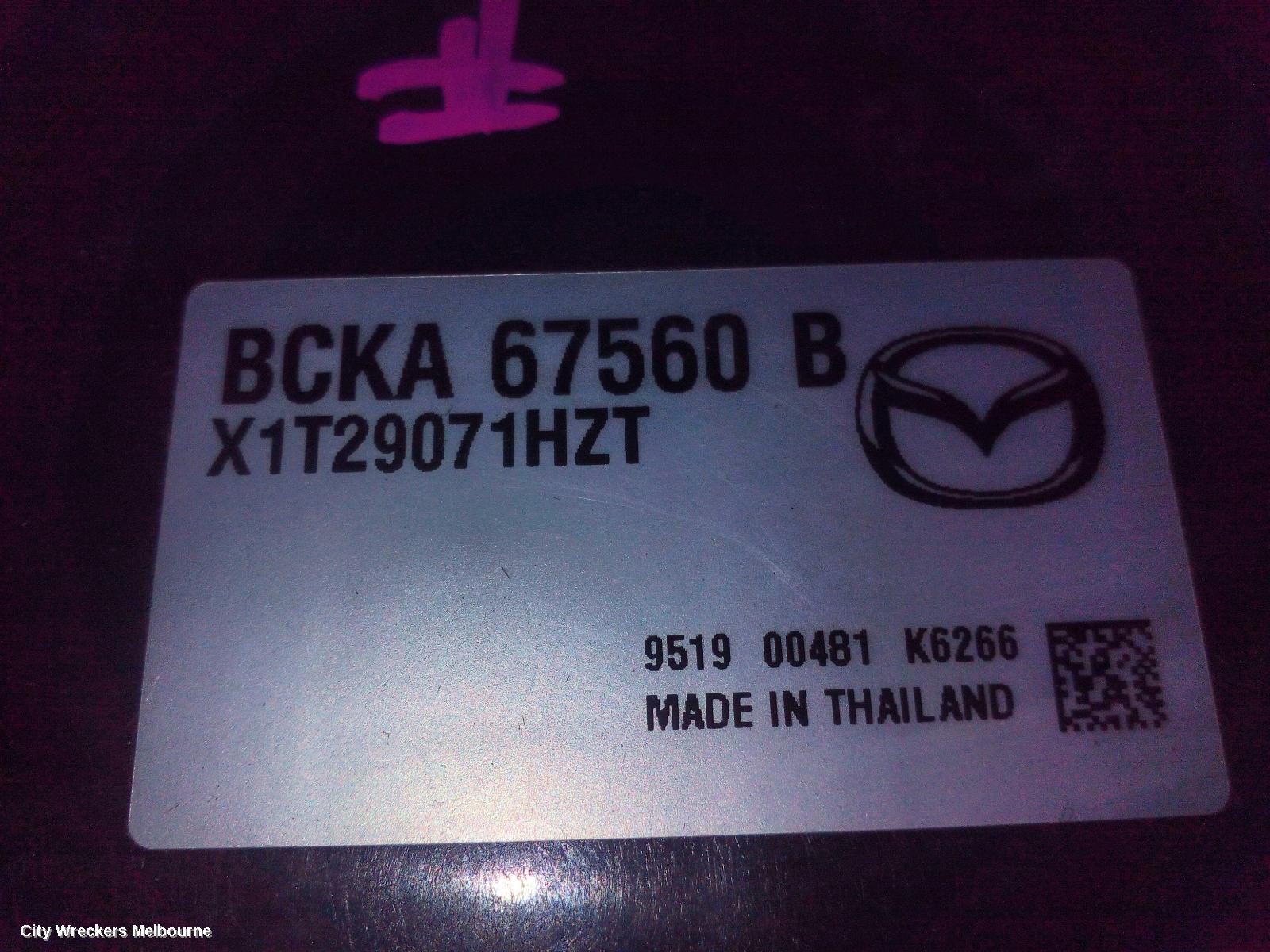 MAZDA 3 ECU, BCM, BP, 03/2019 ONWARDS