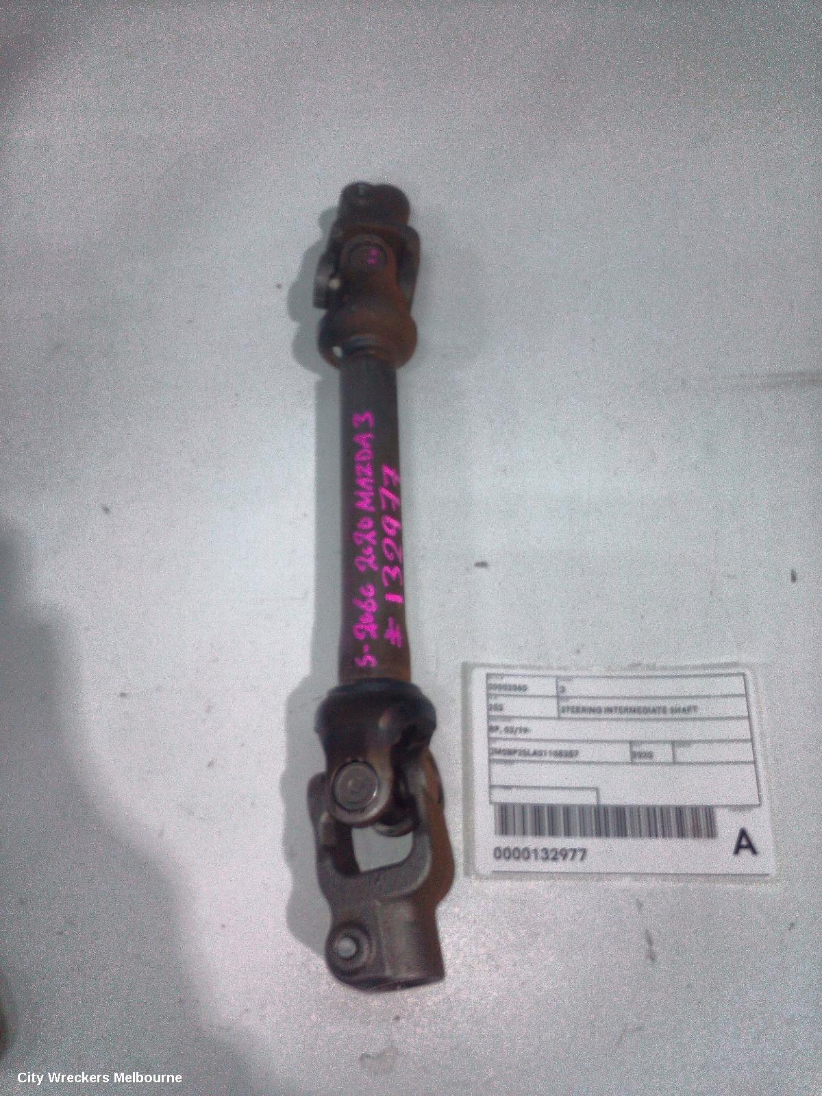 MAZDA 3 STEERING INTERMEDIATE SHAFT, BP, 03/2019 ONWARDS