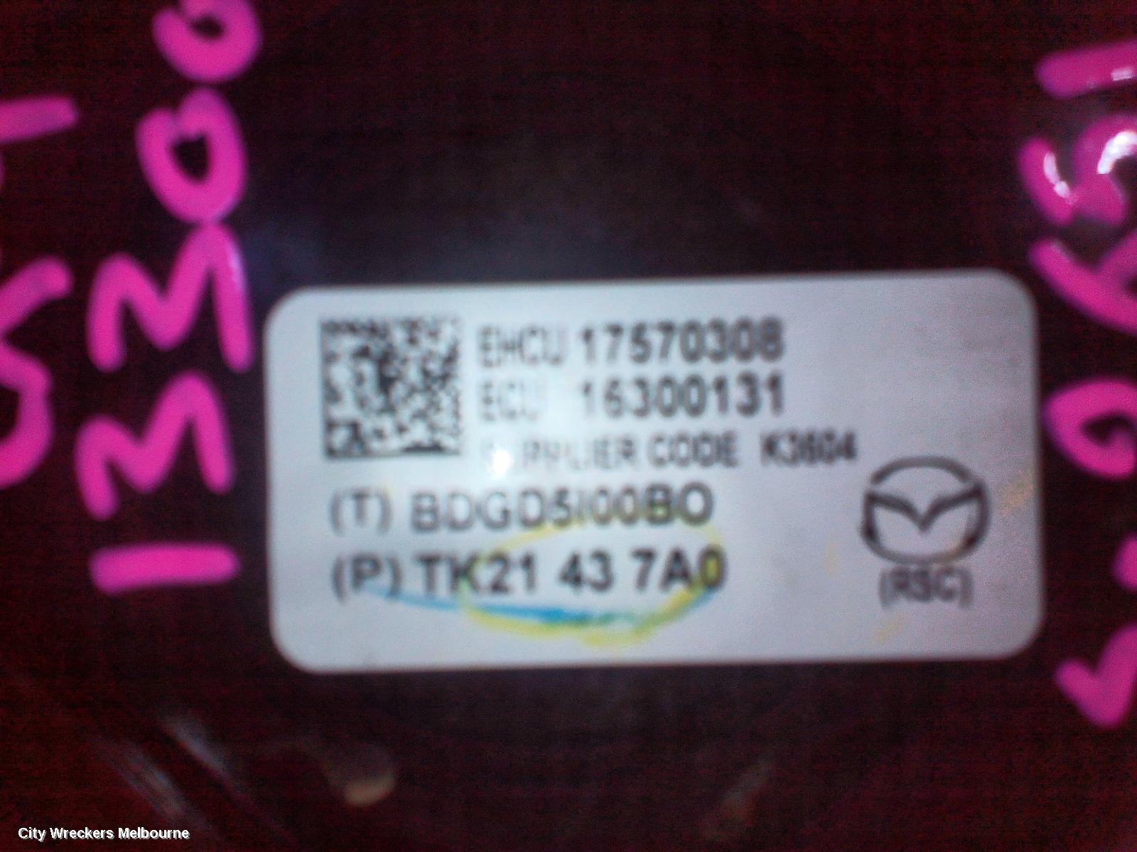 MAZDA CX9 ABS PUMP/MODULATOR, TB, 12/2007 - 12/2015