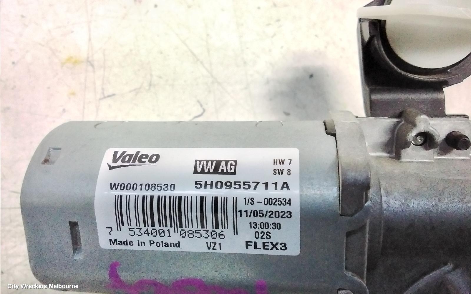 VOLKSWAGEN GOLF WIPER MOTOR, TAILGATE, GEN 8, 09/2020 ONWARDS
