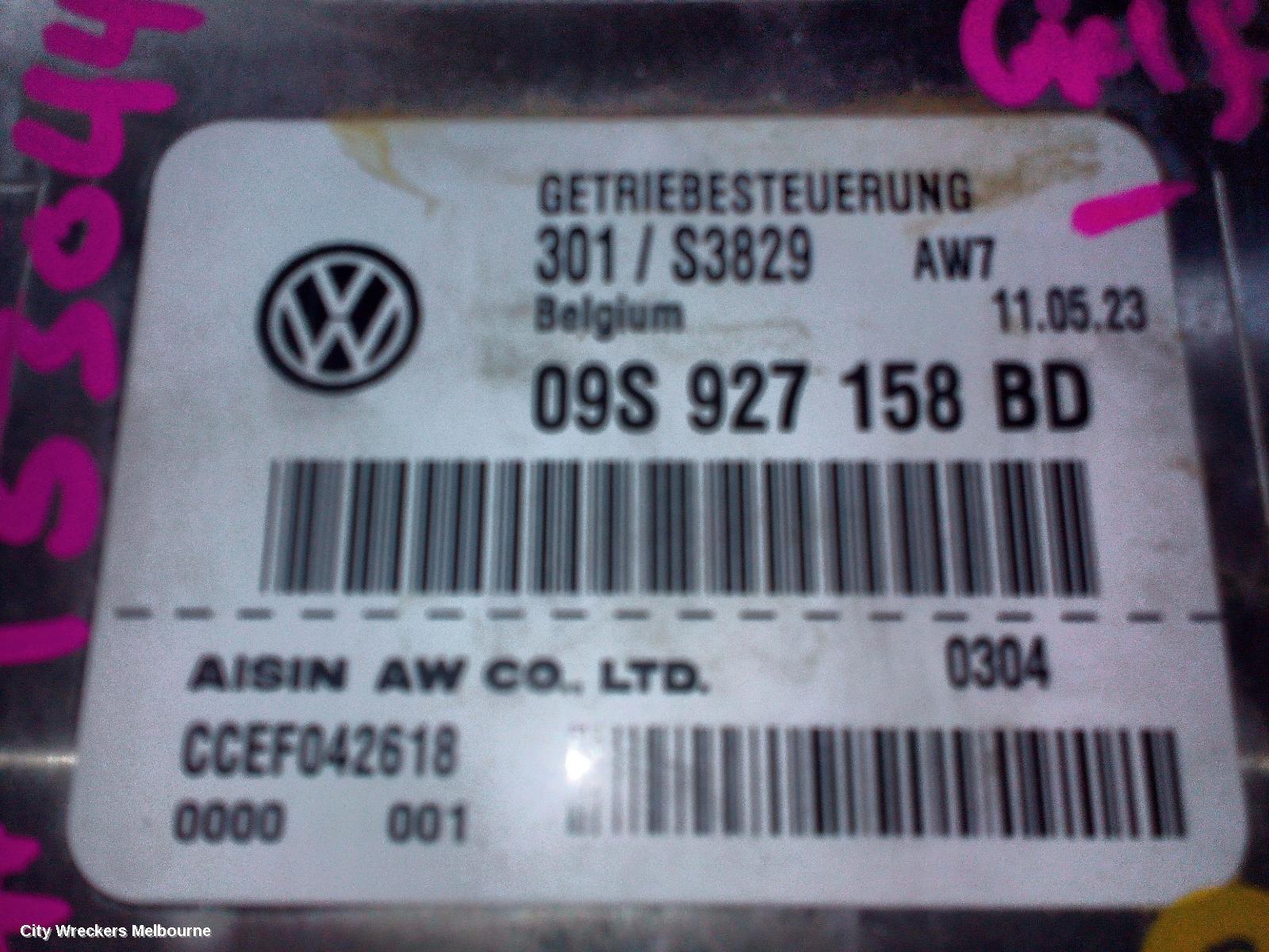 VOLKSWAGEN GOLF ECU, AUTO TRANS CONTROL UNIT, GEN 8, 09/2020 ONWARDS