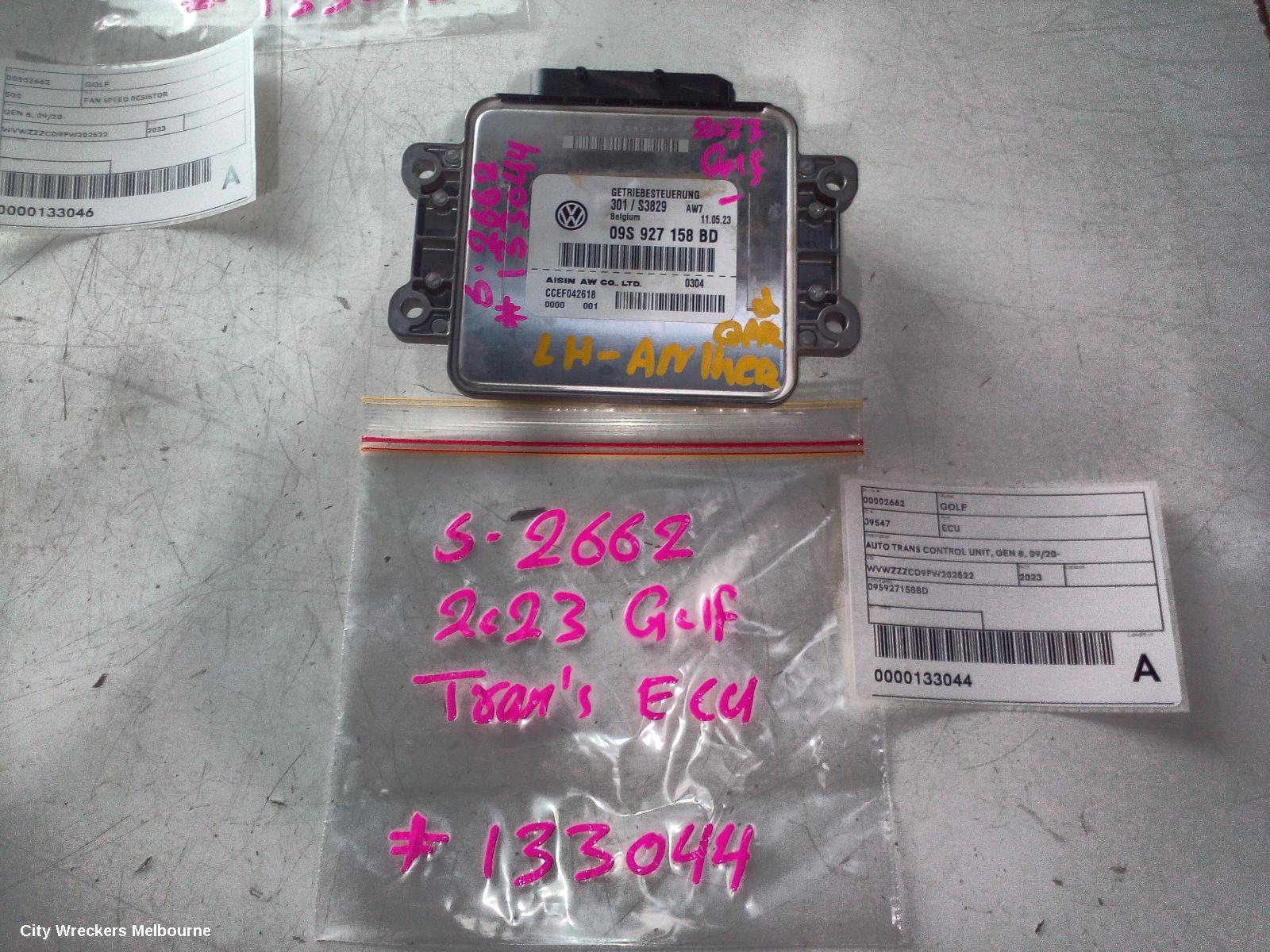 VOLKSWAGEN GOLF ECU, AUTO TRANS CONTROL UNIT, GEN 8, 09/2020 ONWARDS