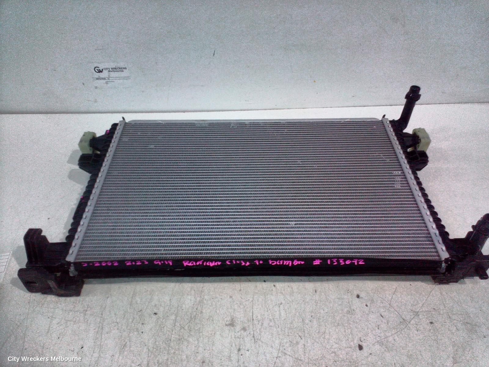 VOLKSWAGEN GOLF RADIATOR, SECONDARY RADIATOR (CLOSEST TO BUMPER), PETROL, 1.4, TURBO, GEN 8, 09/2020 ONWARDS