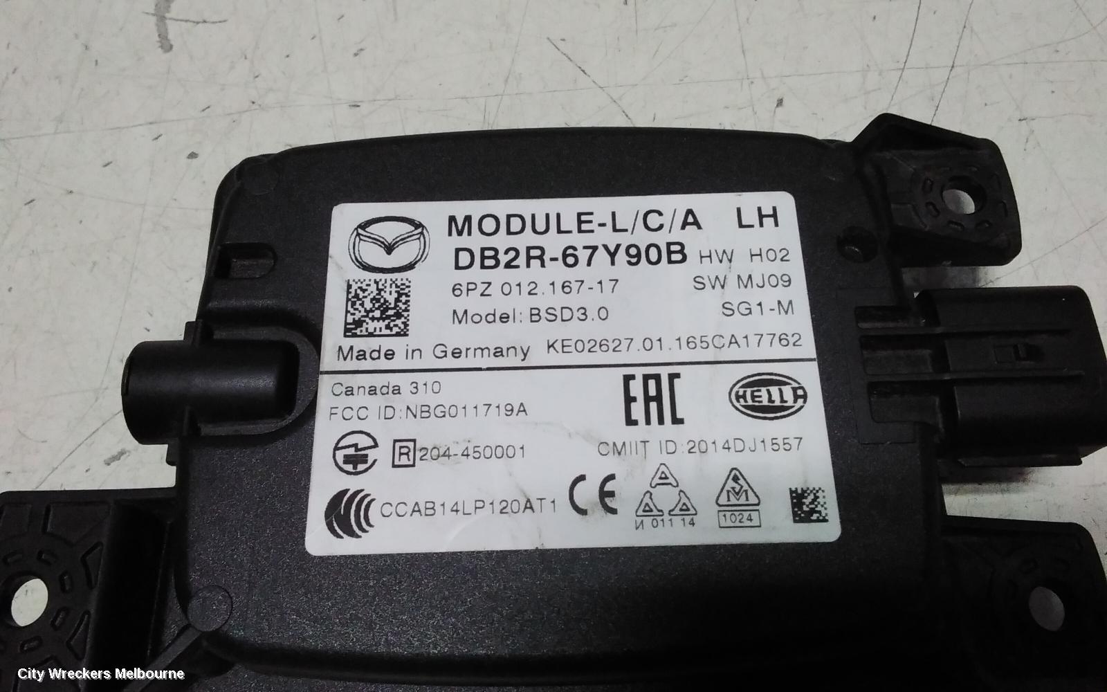 MAZDA CX3, MISC, DK, 03/2015 ONWARDS, LHR BLIND SPOT MODULE: 133143