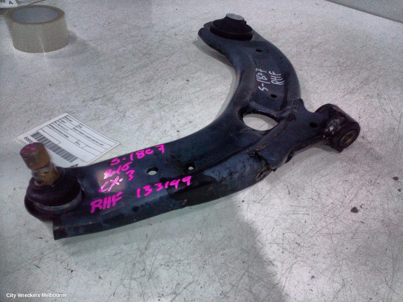 MAZDA CX3 RIGHT FRONT LOWER CONTROL ARM, DK, 03/2015 - 01/2017