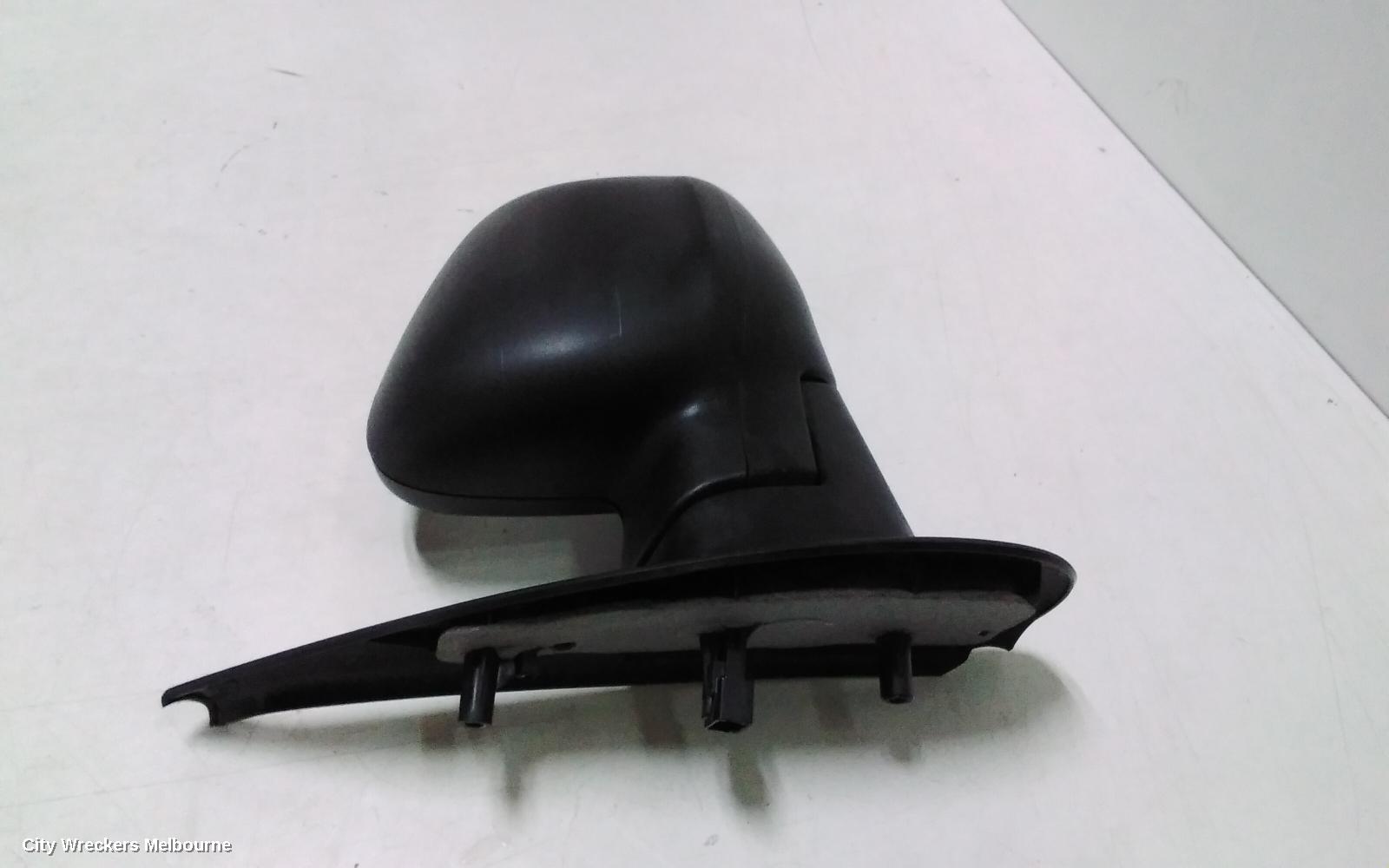 RENAULT KANGOO LEFT DOOR MIRROR, X61, W/ MANUAL FOLD, ELECT ADJ TYPE, 10/2010 - 02/2022
