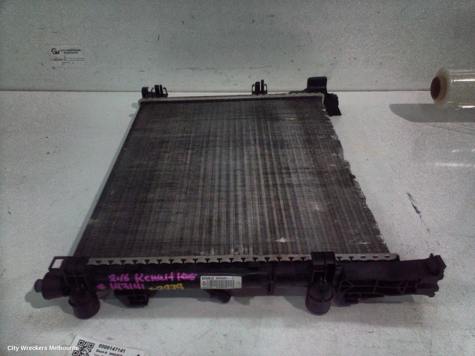 RENAULT KANGOO RADIATOR, AUTO, 1.6, PETROL, X61, 10/2010 - 06/2016