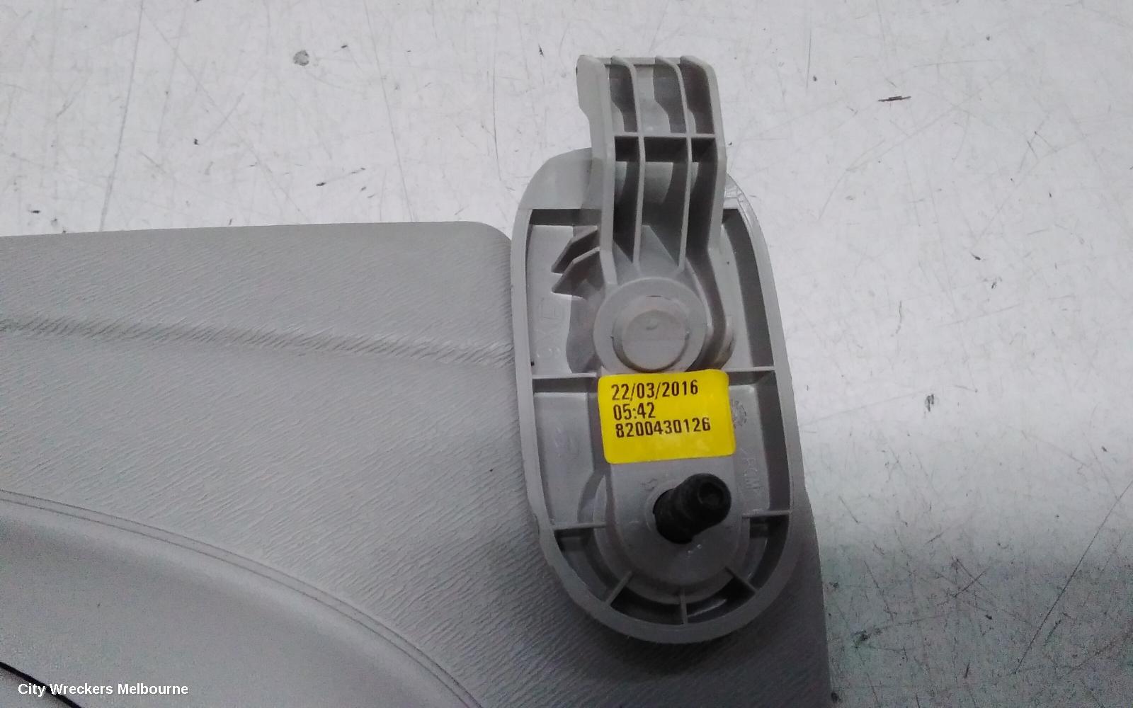 RENAULT KANGOO SUNVISOR, X61, RH SIDE, 10/2010 - 02/2022