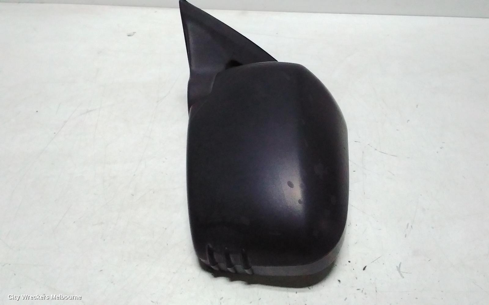 MITSUBISHI TRITON LEFT DOOR MIRROR, ML-MN, POWER, BLACK, 07/2006 - 04/2015