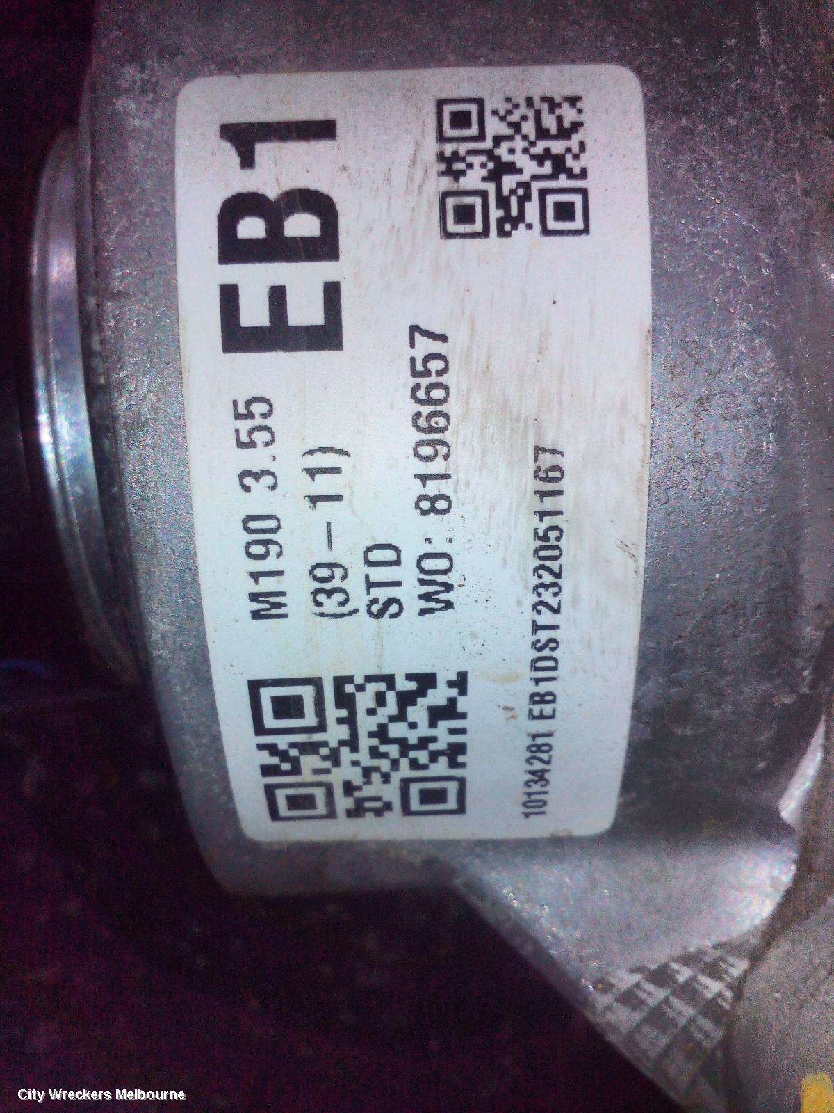 FORD RANGER DIFFERENTIAL CENTRE, FRONT, 3.0, DIESEL, 3.55 RATIO, AWD, 4H TYPE, RA, 05/2022 ONWARDS
