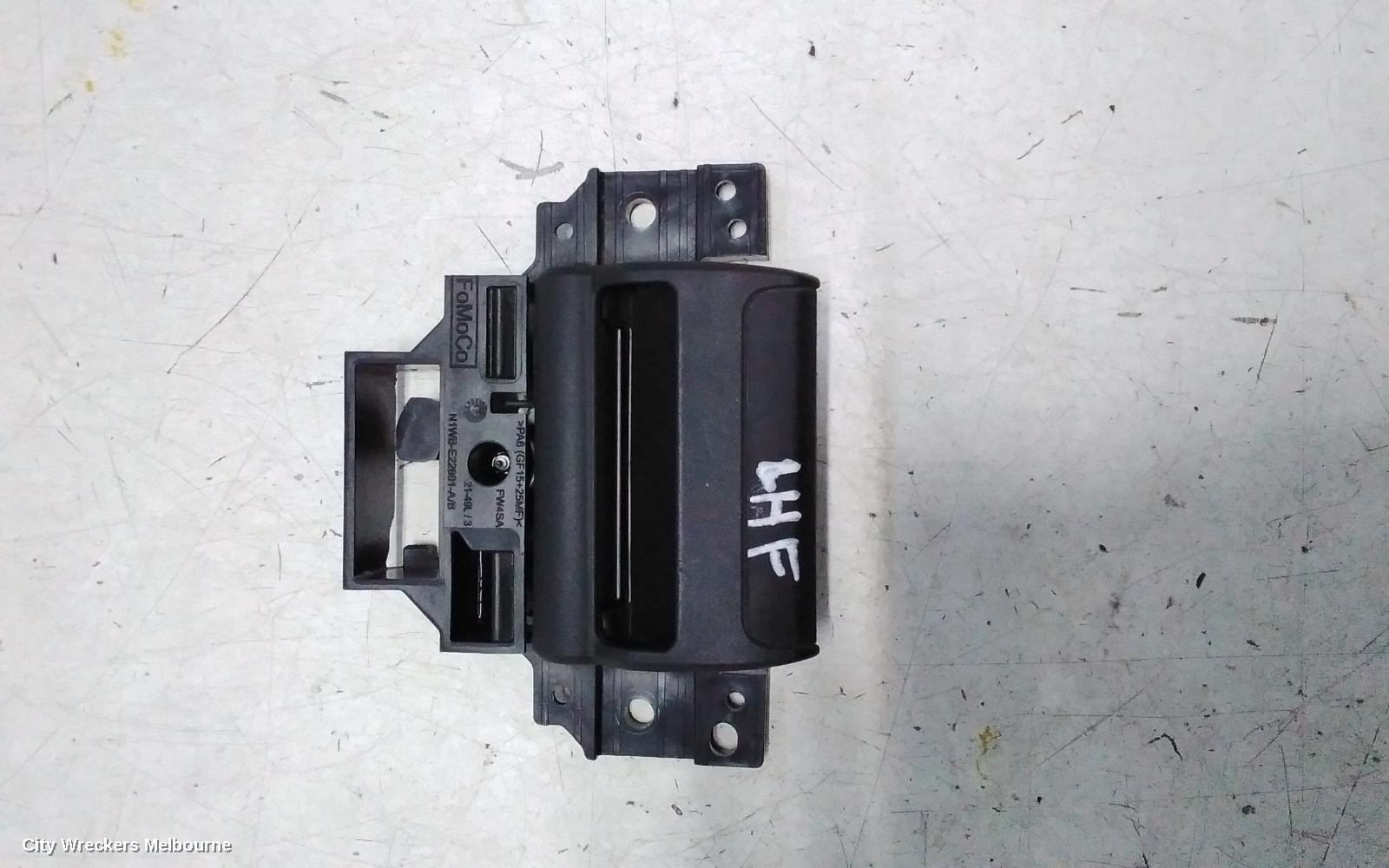FORD RANGER DOOR HANDLE, RA, LH FRONT, OUTER, COLOUR CODED, NON KEYLESS ENTRY TYPE, 05/2022 ONWARDS