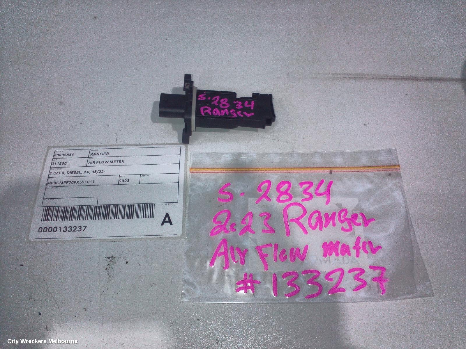 FORD RANGER AIR FLOW METER, 2.0/3.0, DIESEL, RA, 05/2022 ONWARDS