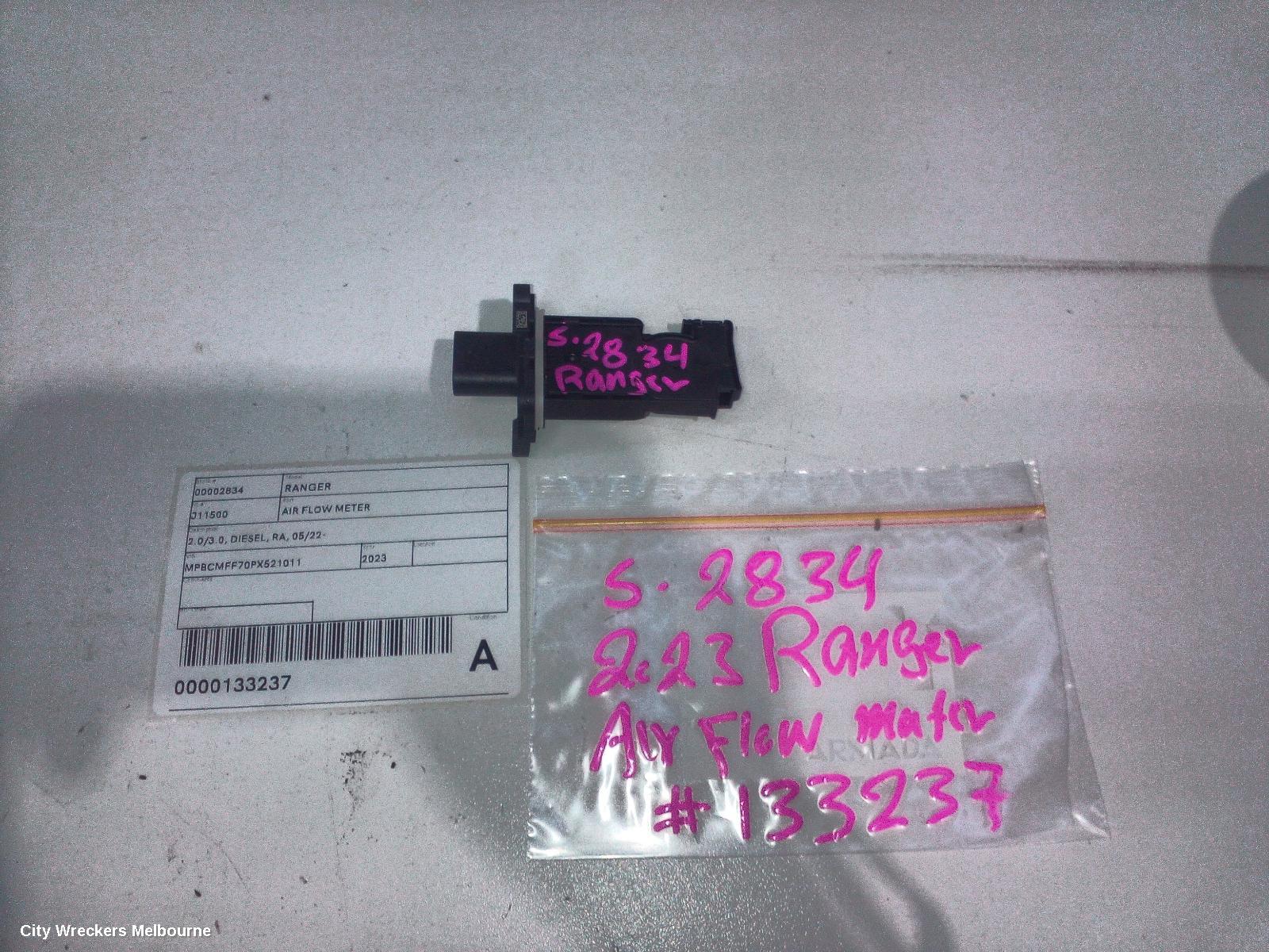 FORD RANGER AIR FLOW METER, 2.0/3.0, DIESEL, RA, 05/2022 ONWARDS