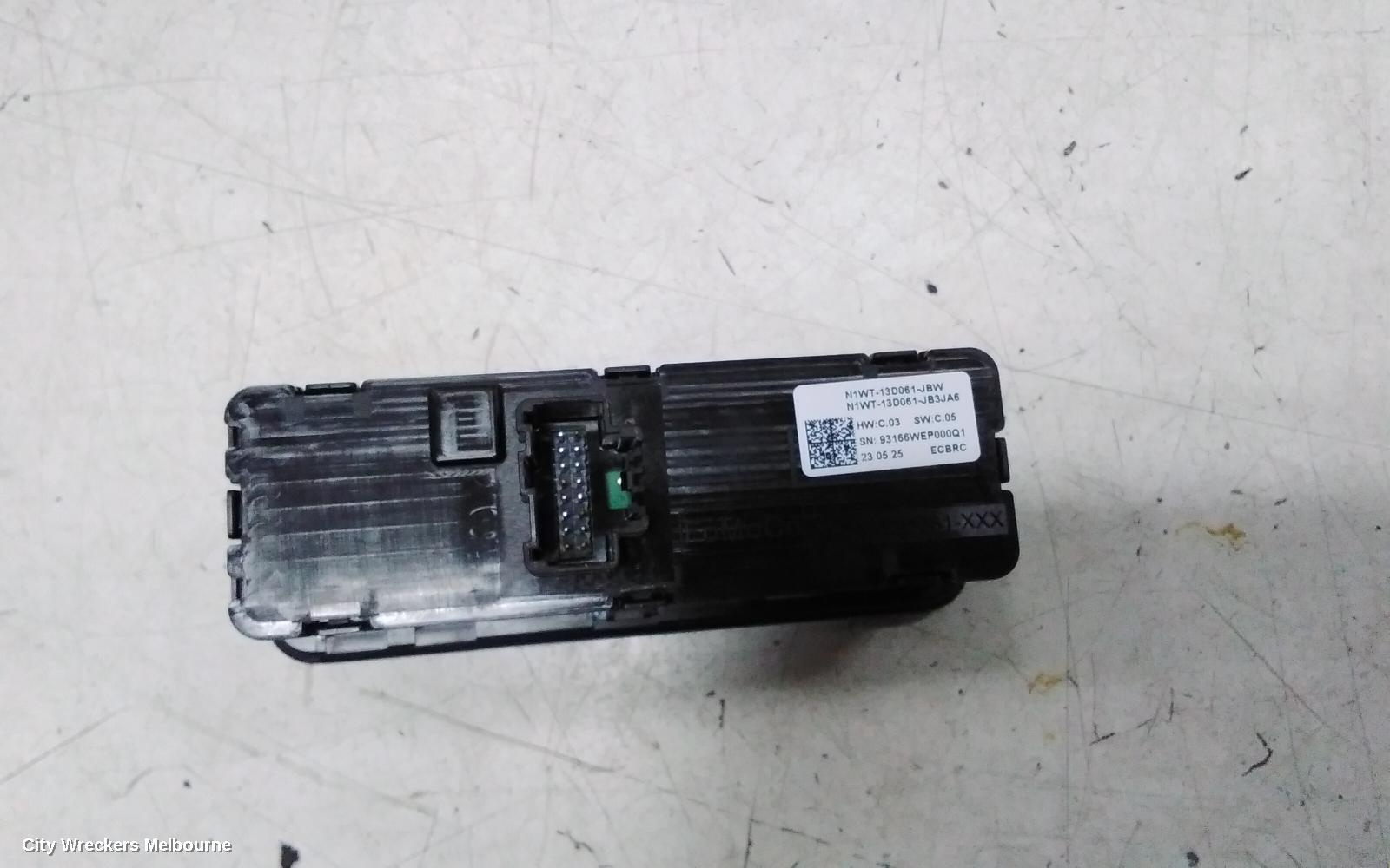FORD RANGER COMBINATION SWITCH, HEADLAMP SWITCH (DASH MOUNTED), W/ FRONT FOGLAMP, RA, 05/2022 ONWARDS
