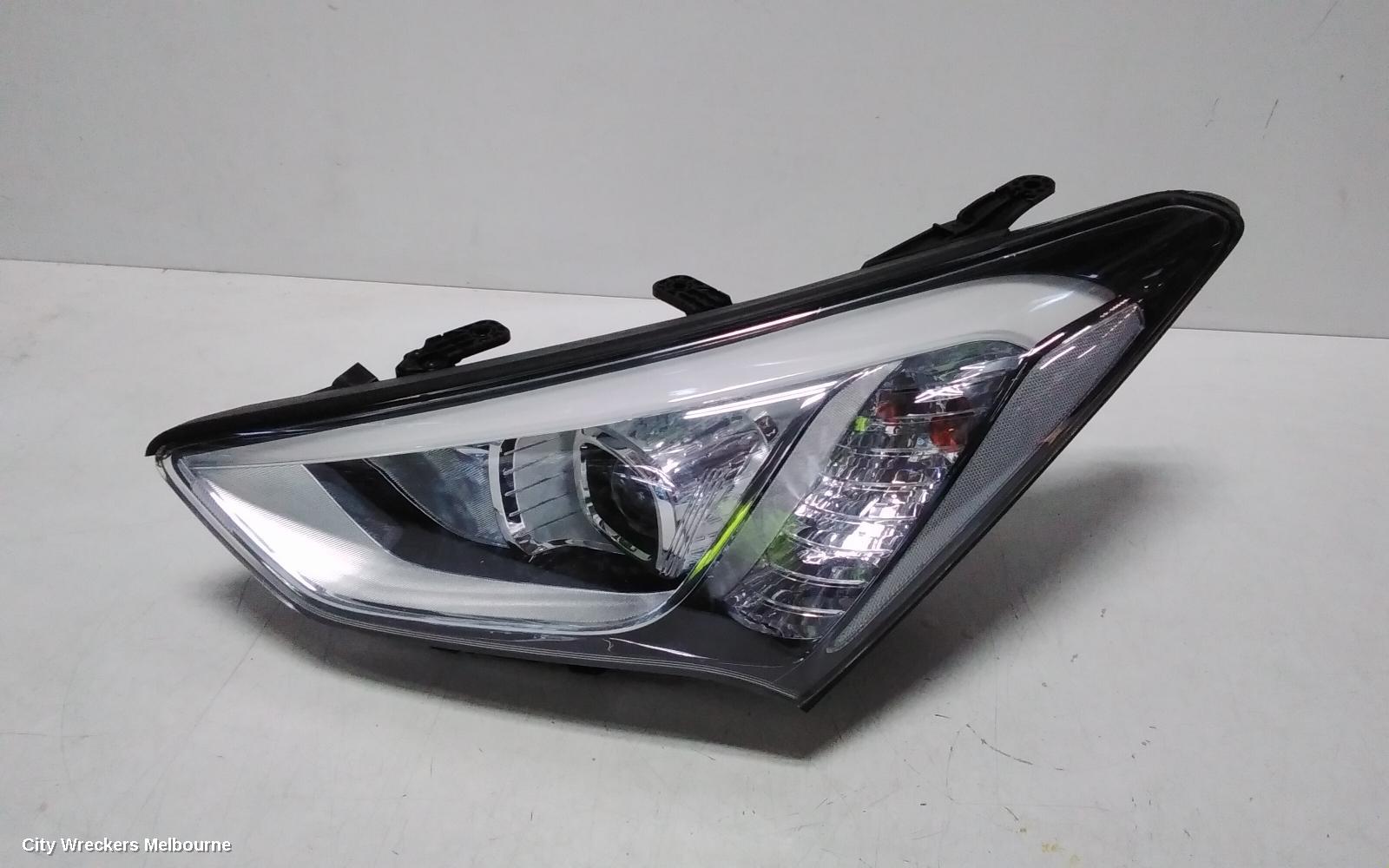 HYUNDAI SANTA FE LEFT HEADLAMP, DM, HALOGEN TYPE, 06/2012 - 05/2015
